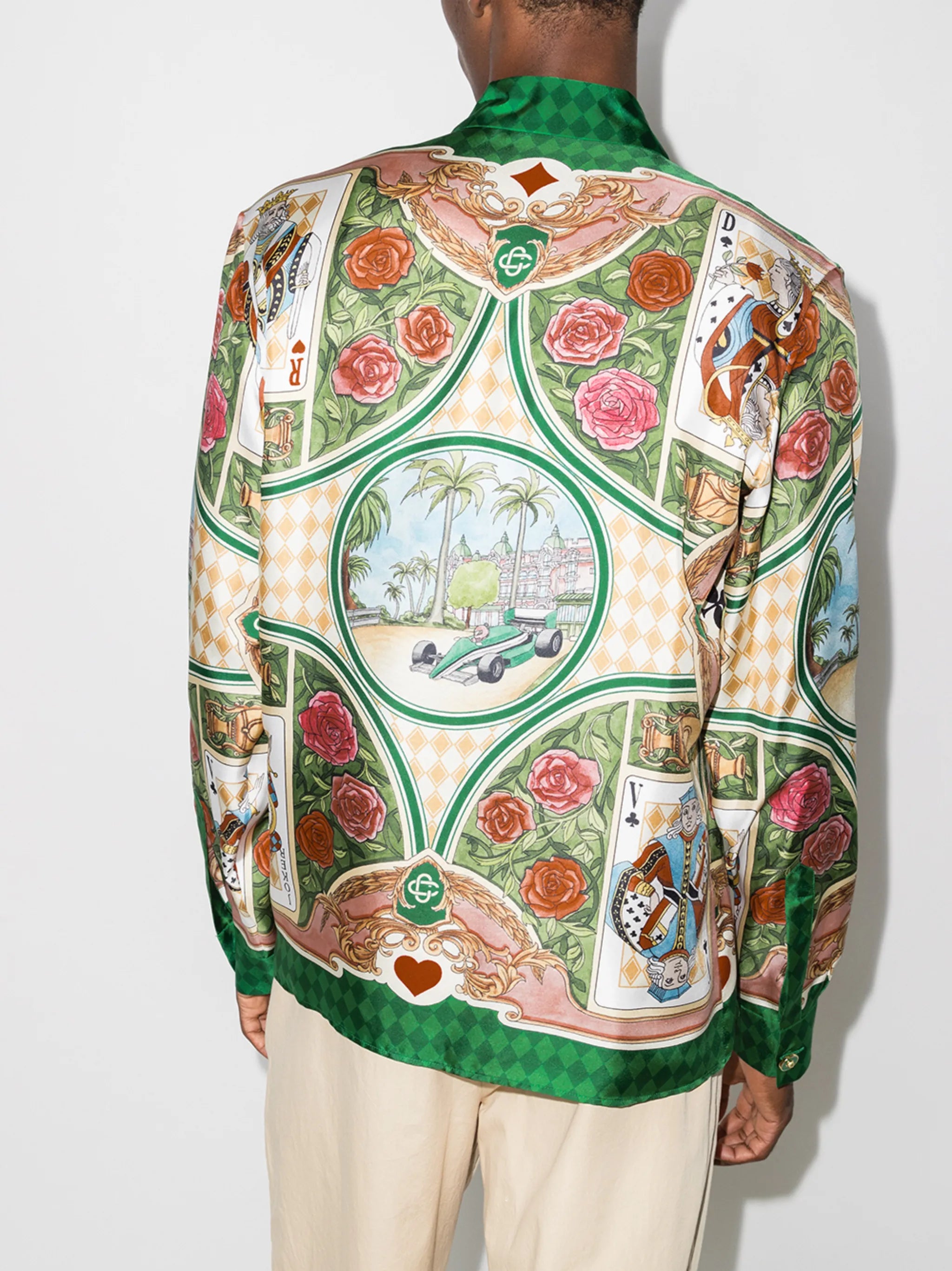 Jardin de Cartes print shirt