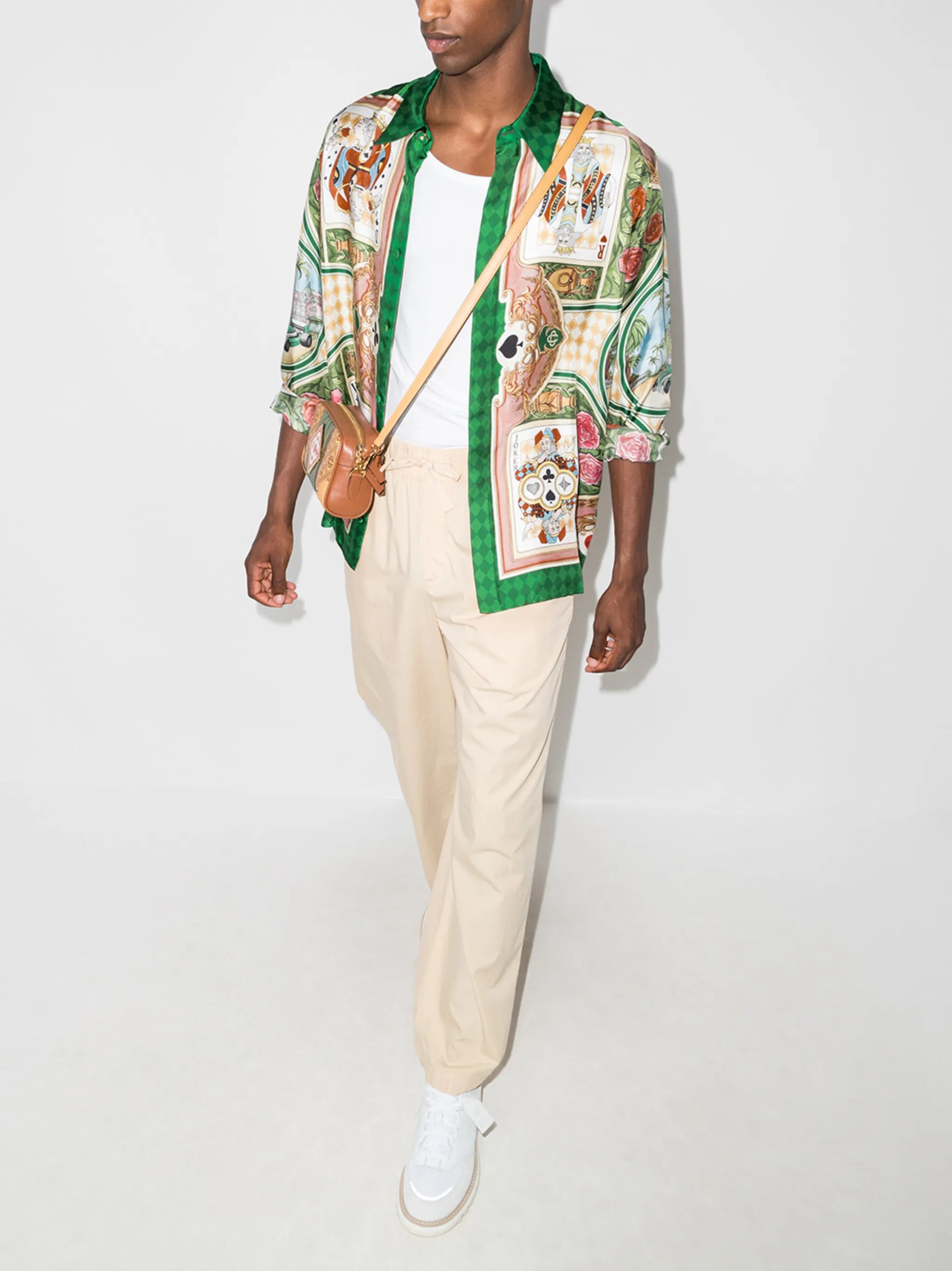 Jardin de Cartes print shirt
