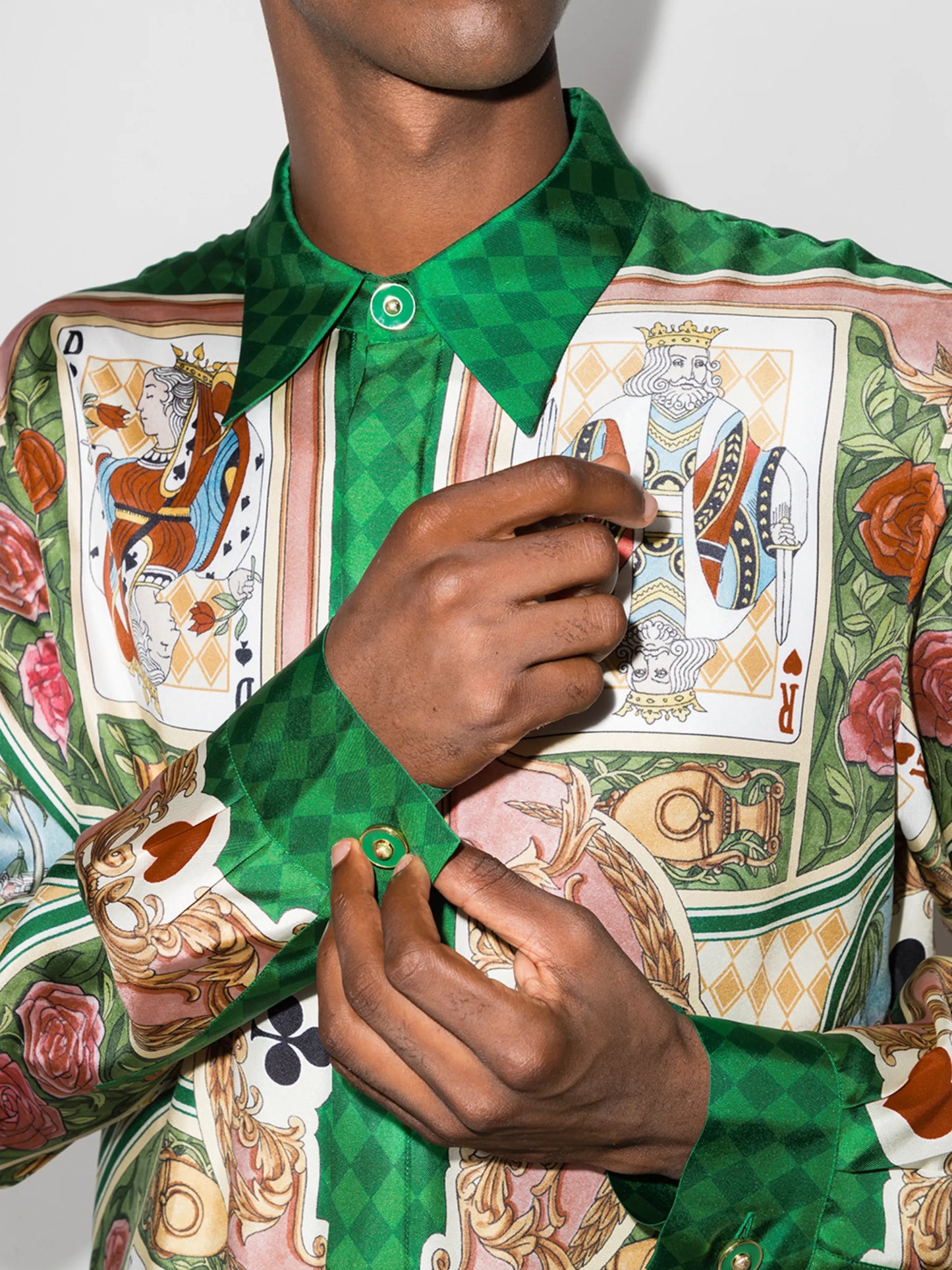 Jardin de Cartes print shirt