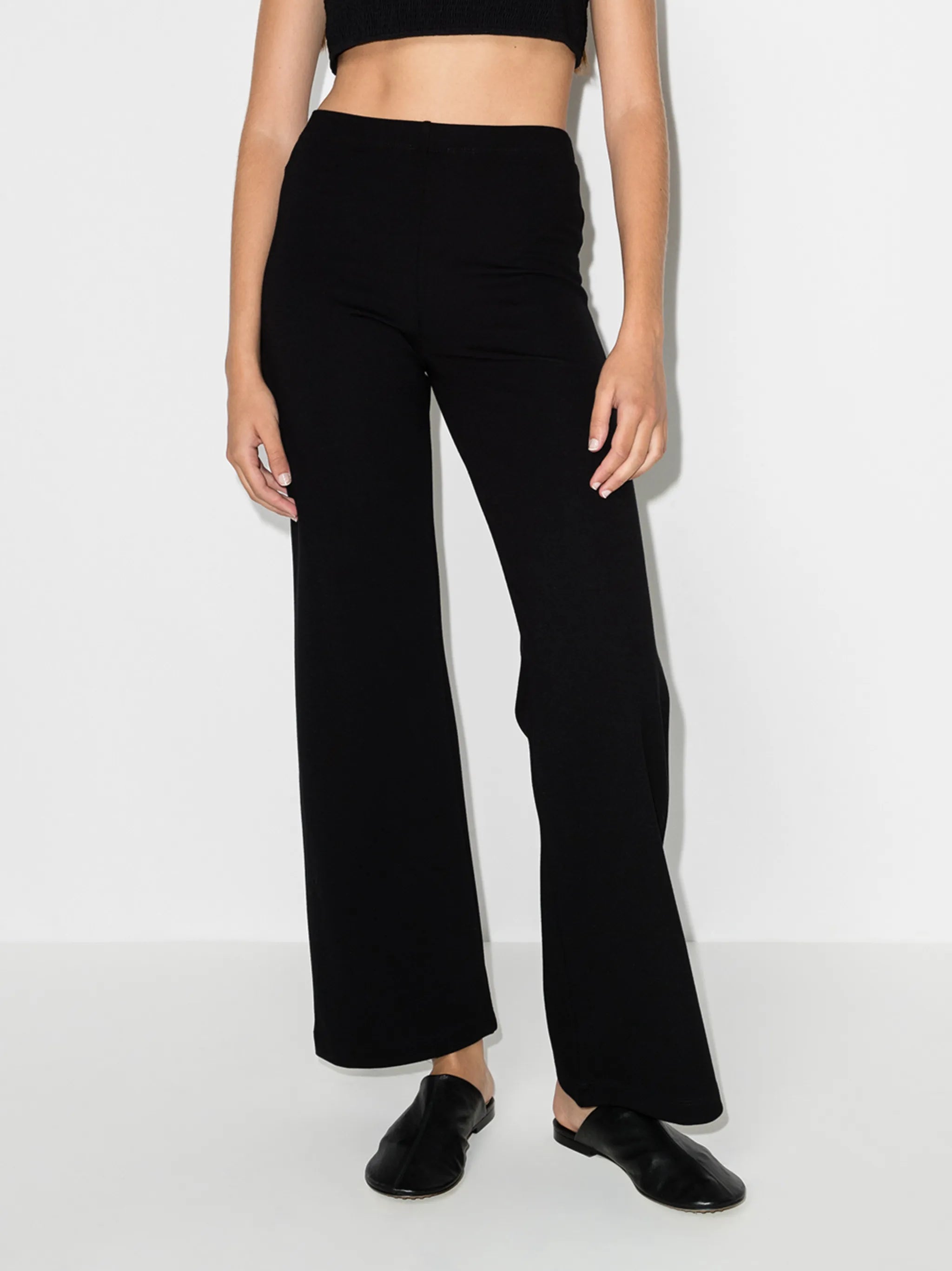 Rio high-waisted flared trousers