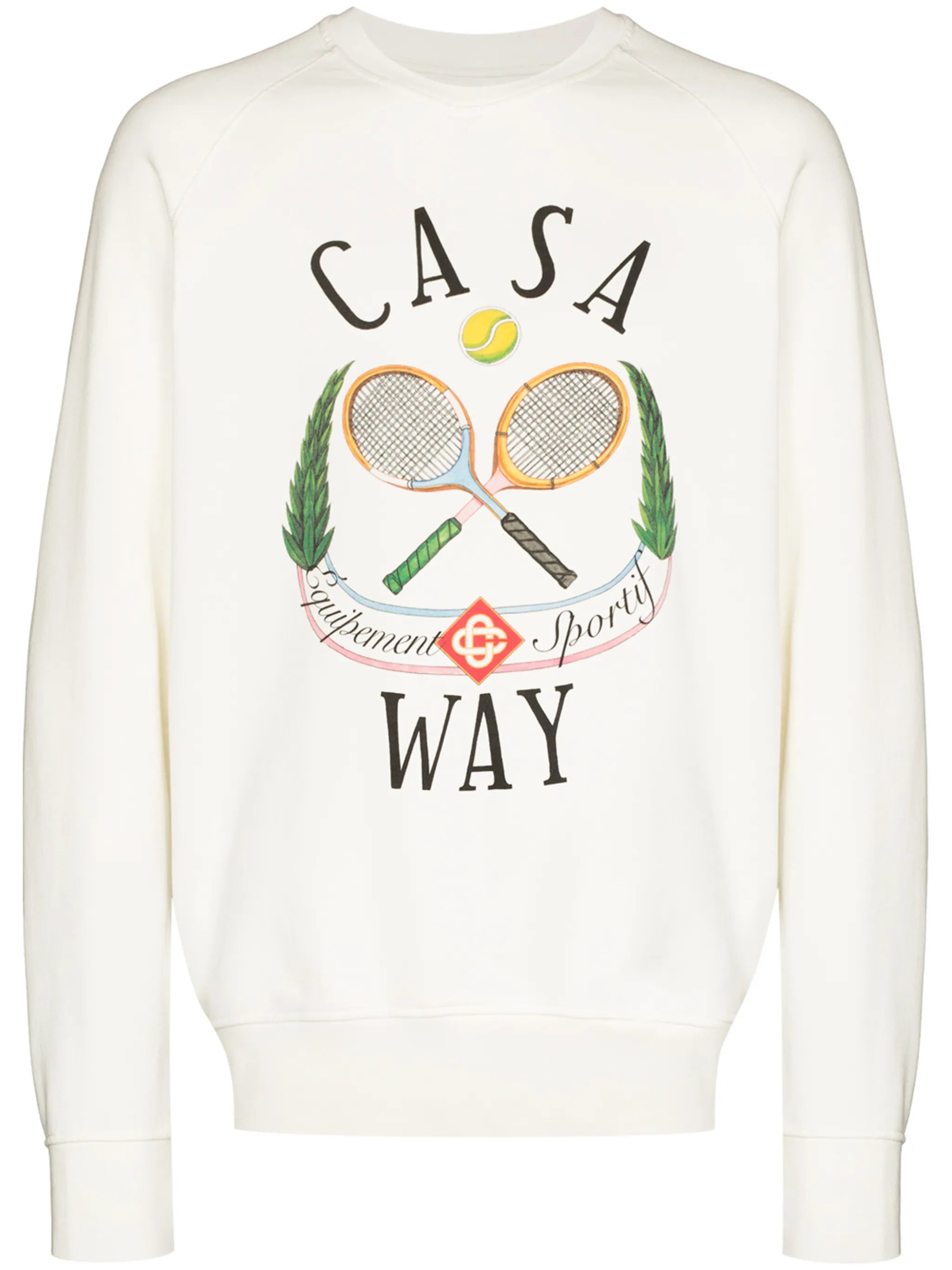 Tennis Club print sweatshirt