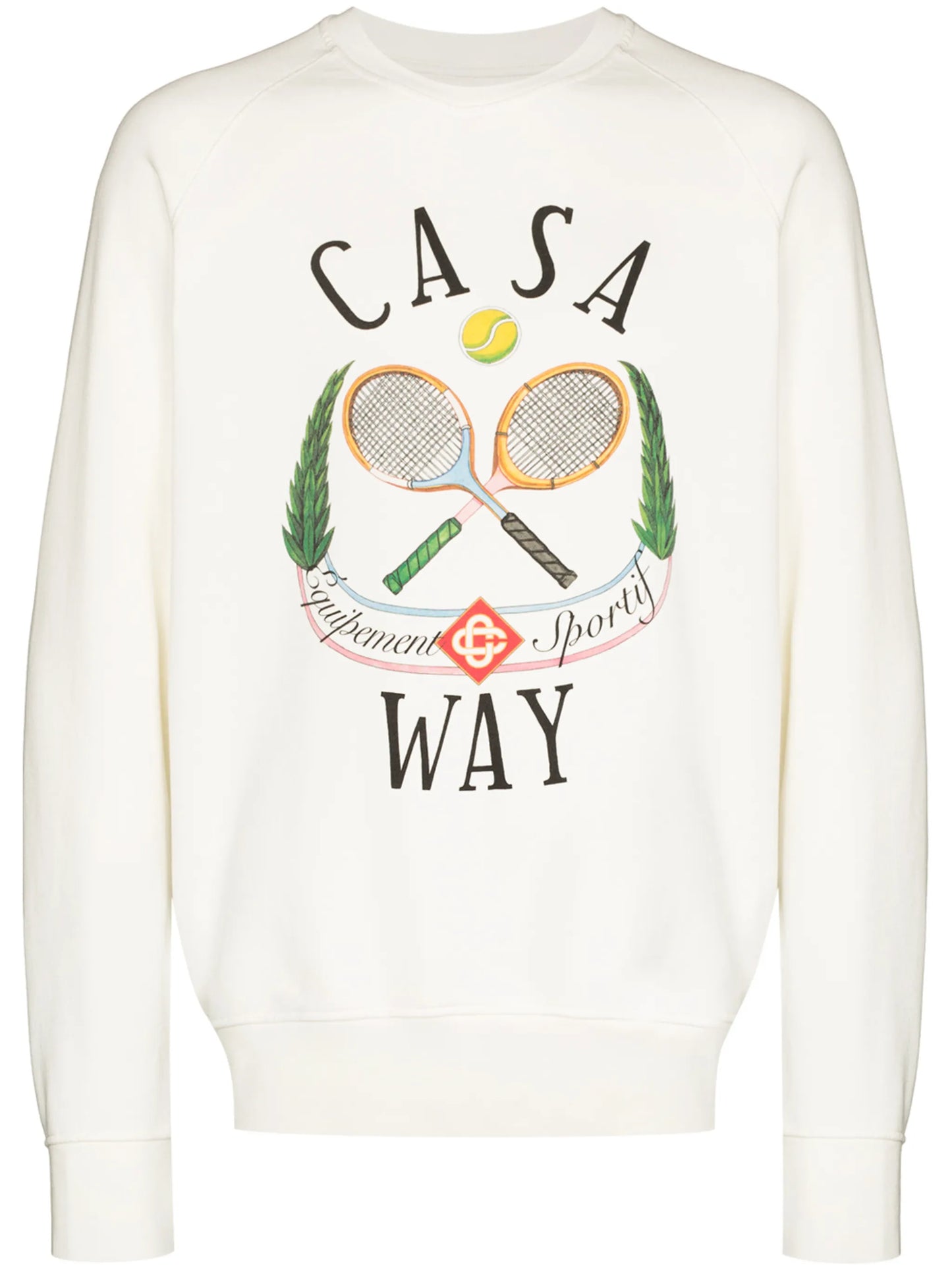 Tennis Club print sweatshirt