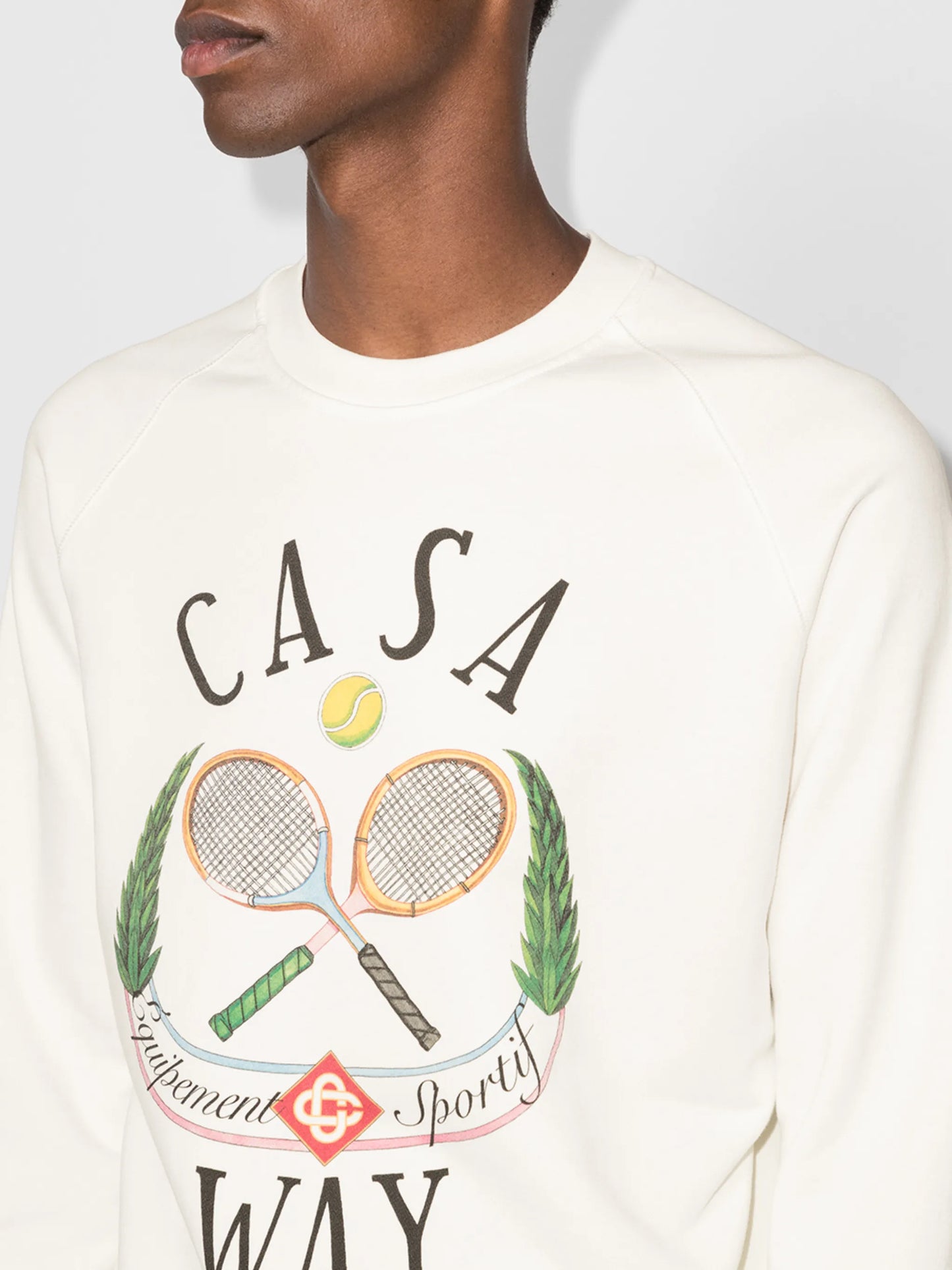 Tennis Club print sweatshirt