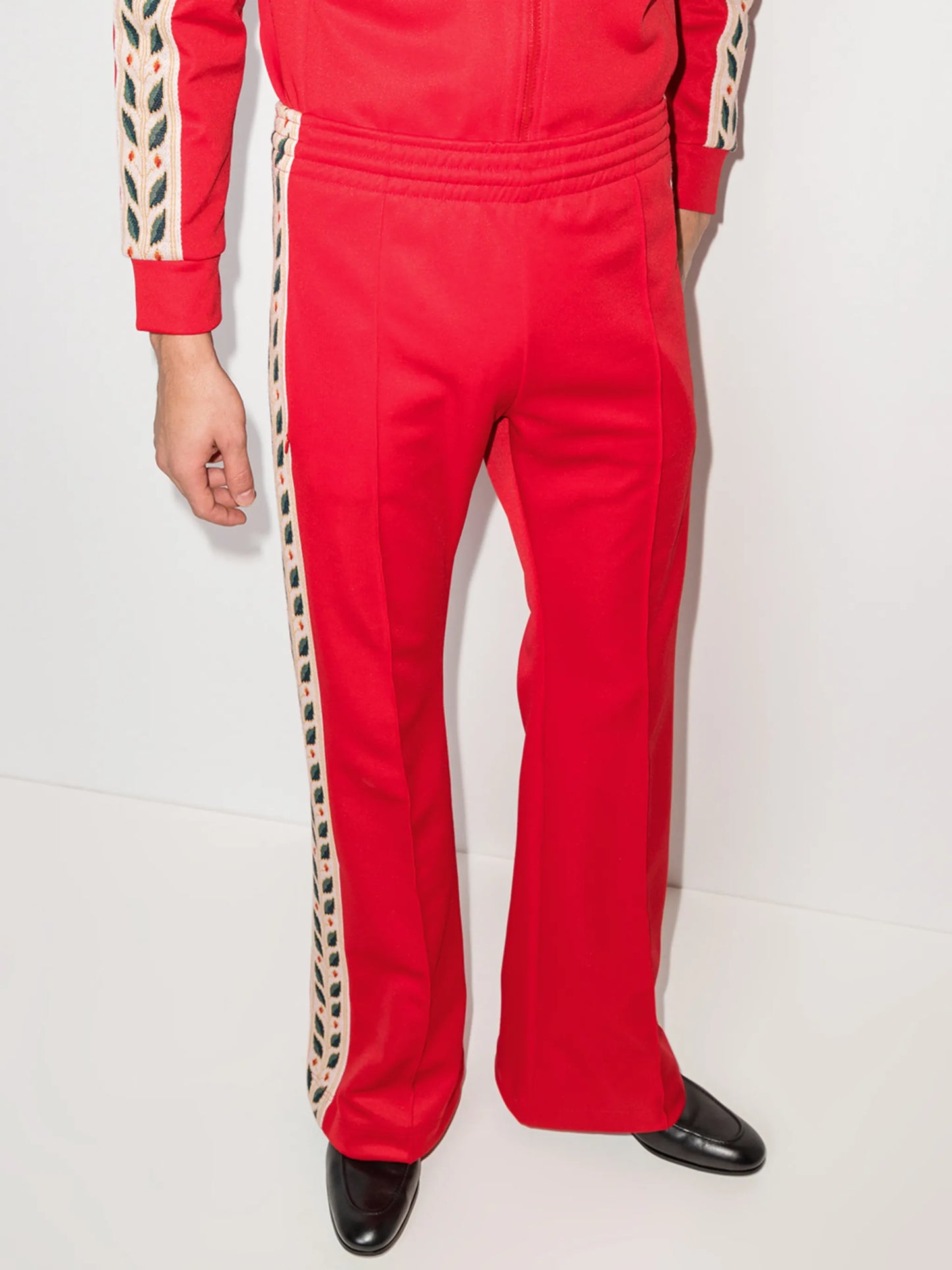 laurel-trim track pants
