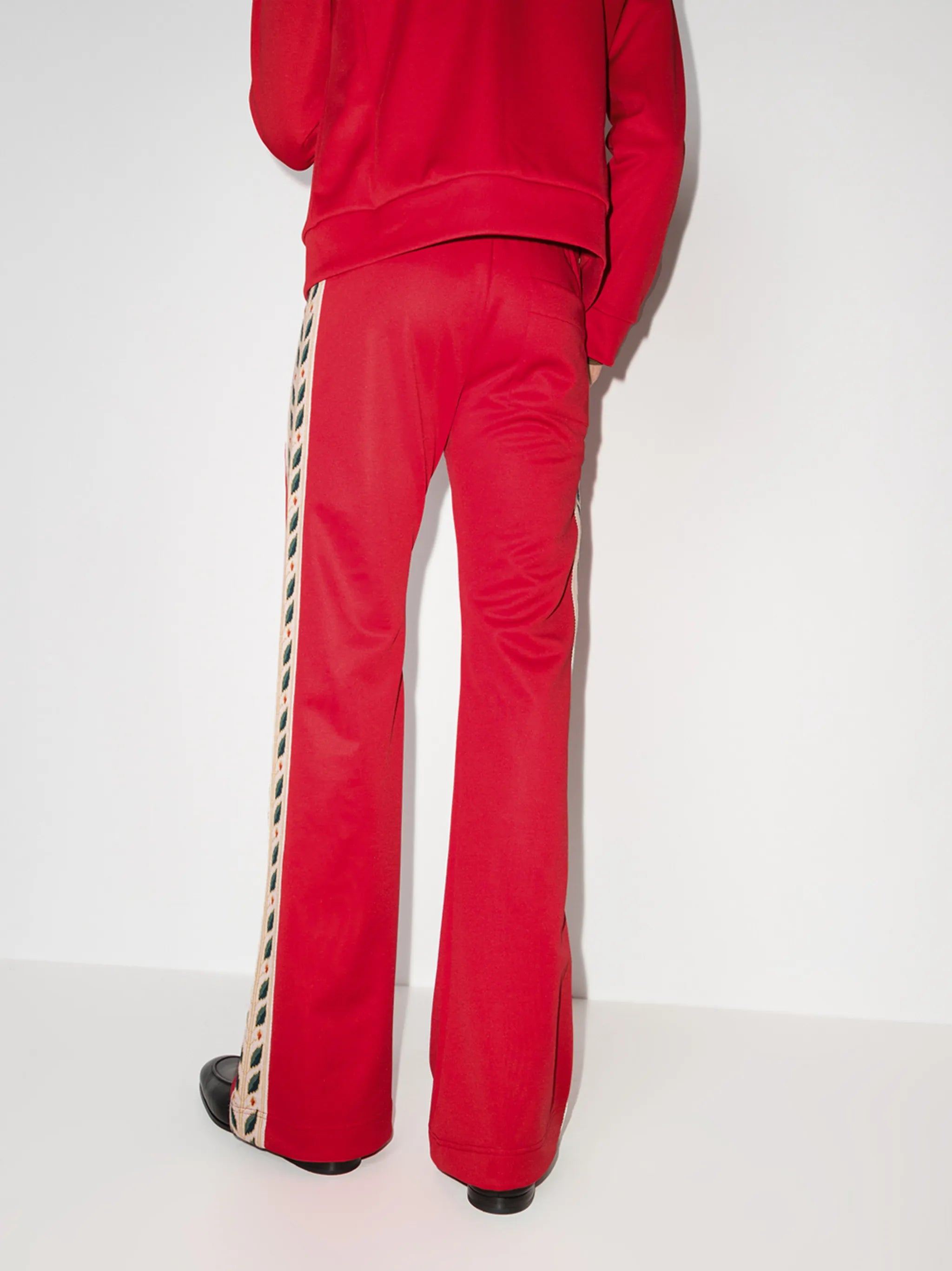 laurel-trim track pants