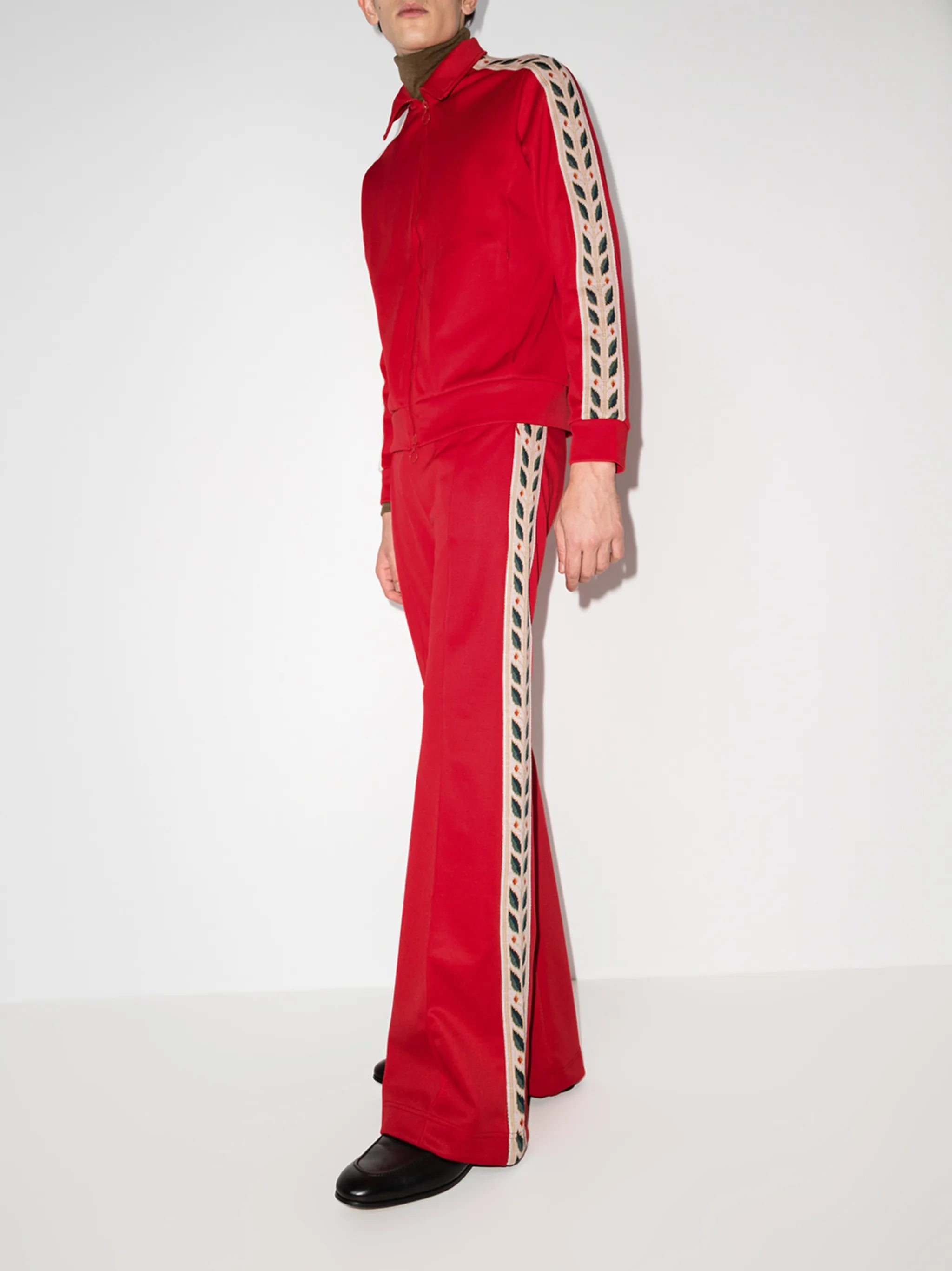 laurel-trim track pants