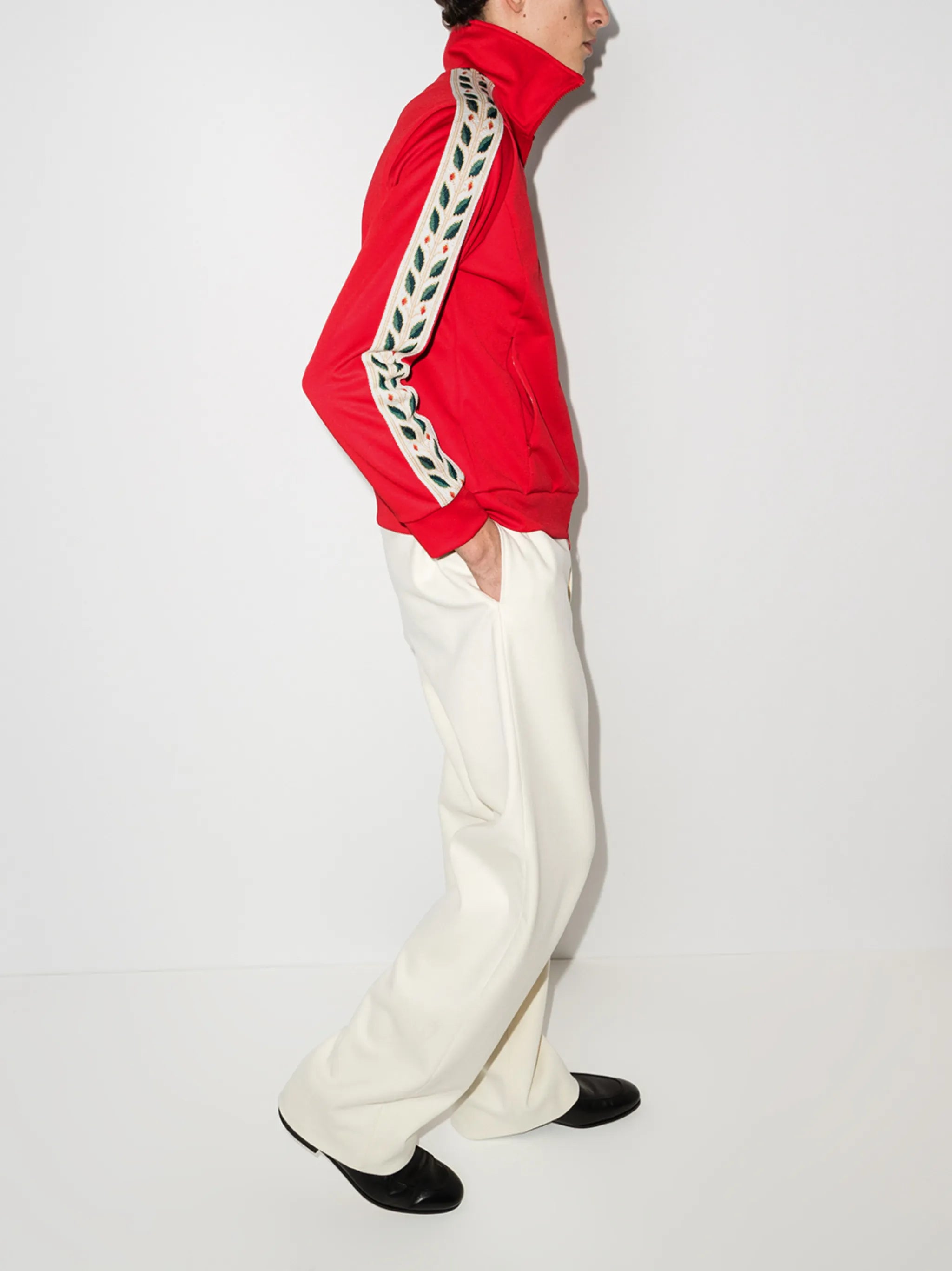 Laurel taped zip-up jacket