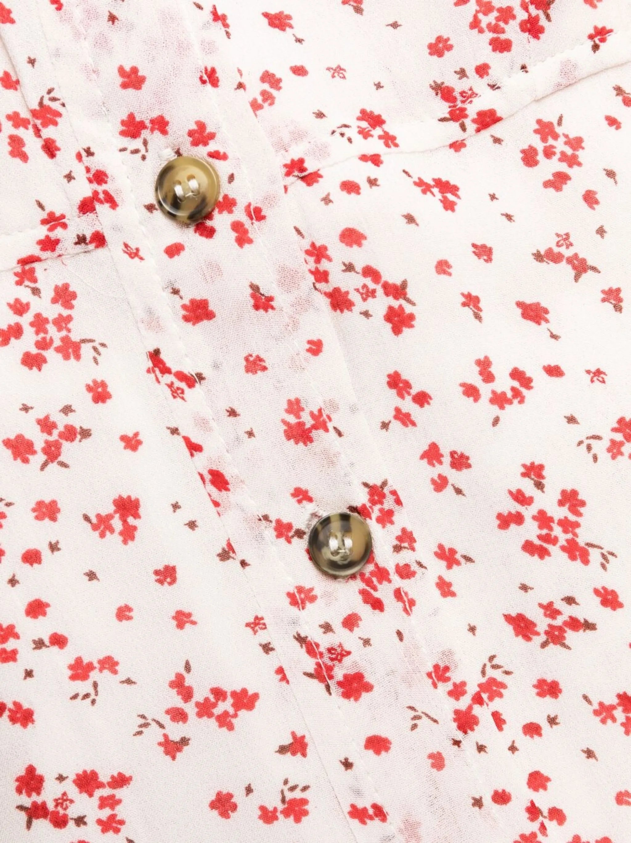 floral print georgette strap dress