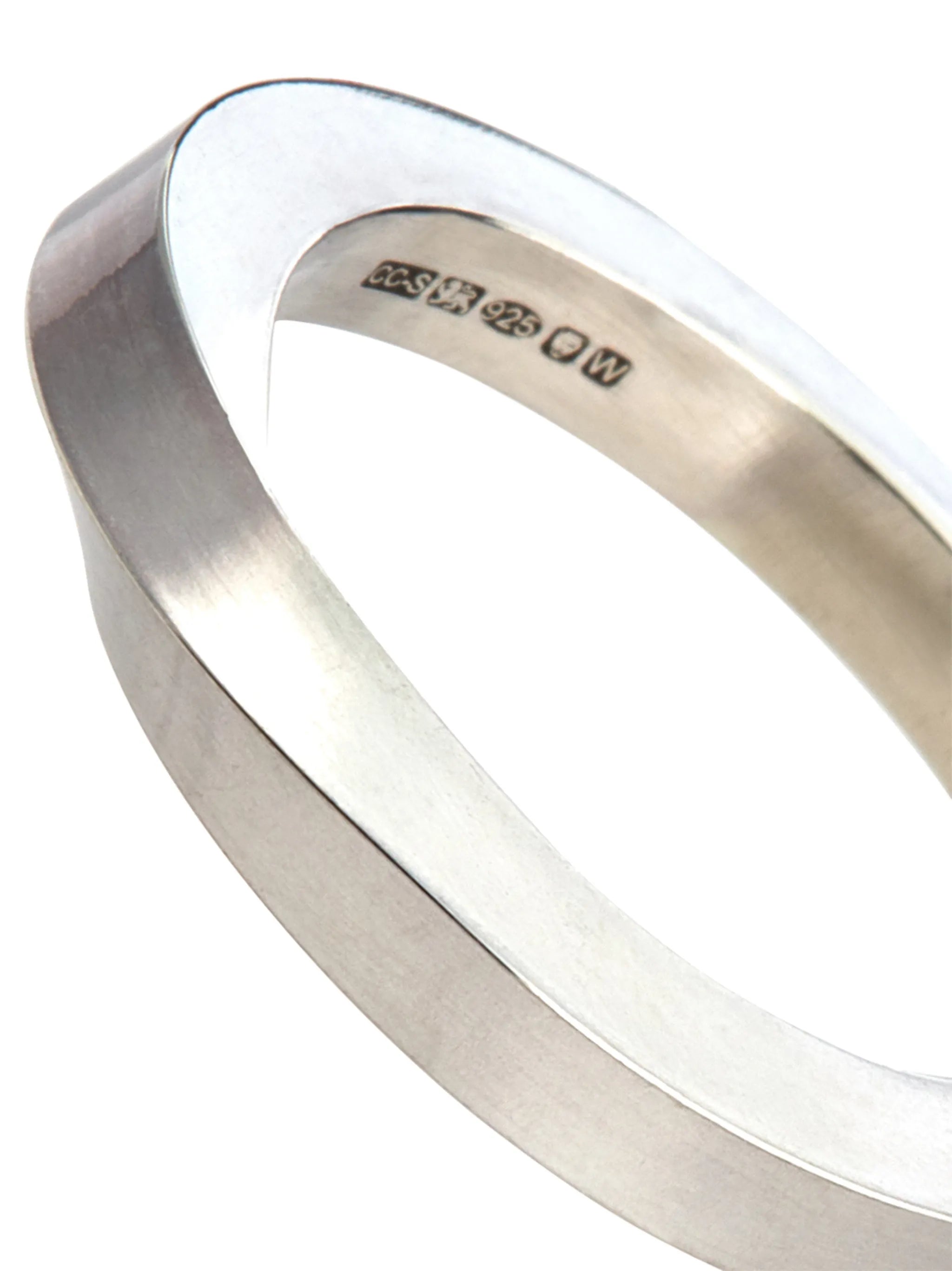 square wire twisted ring