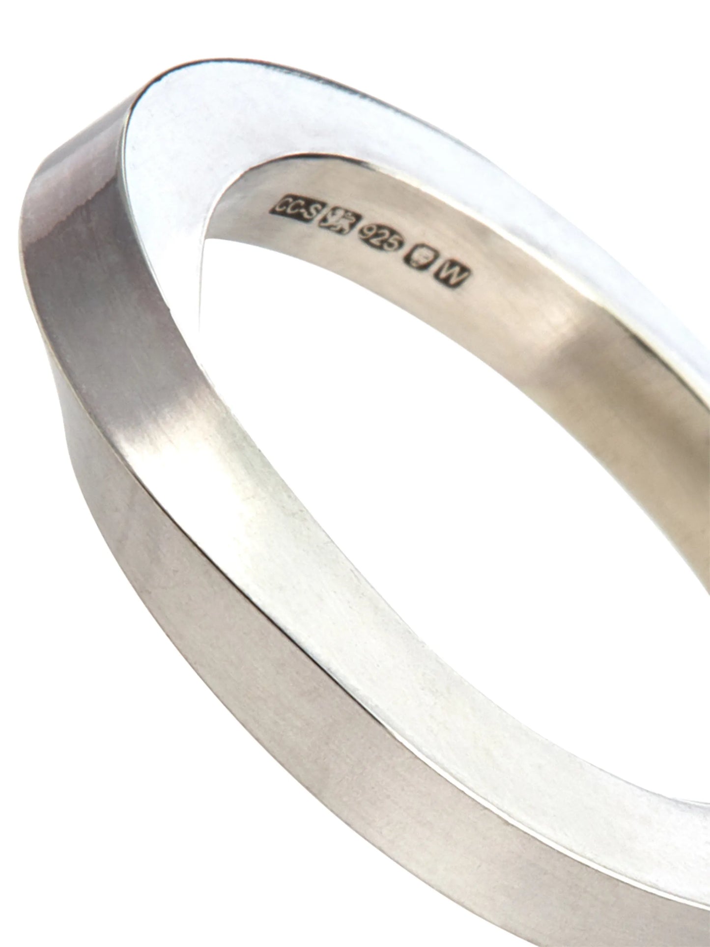 square wire twisted ring