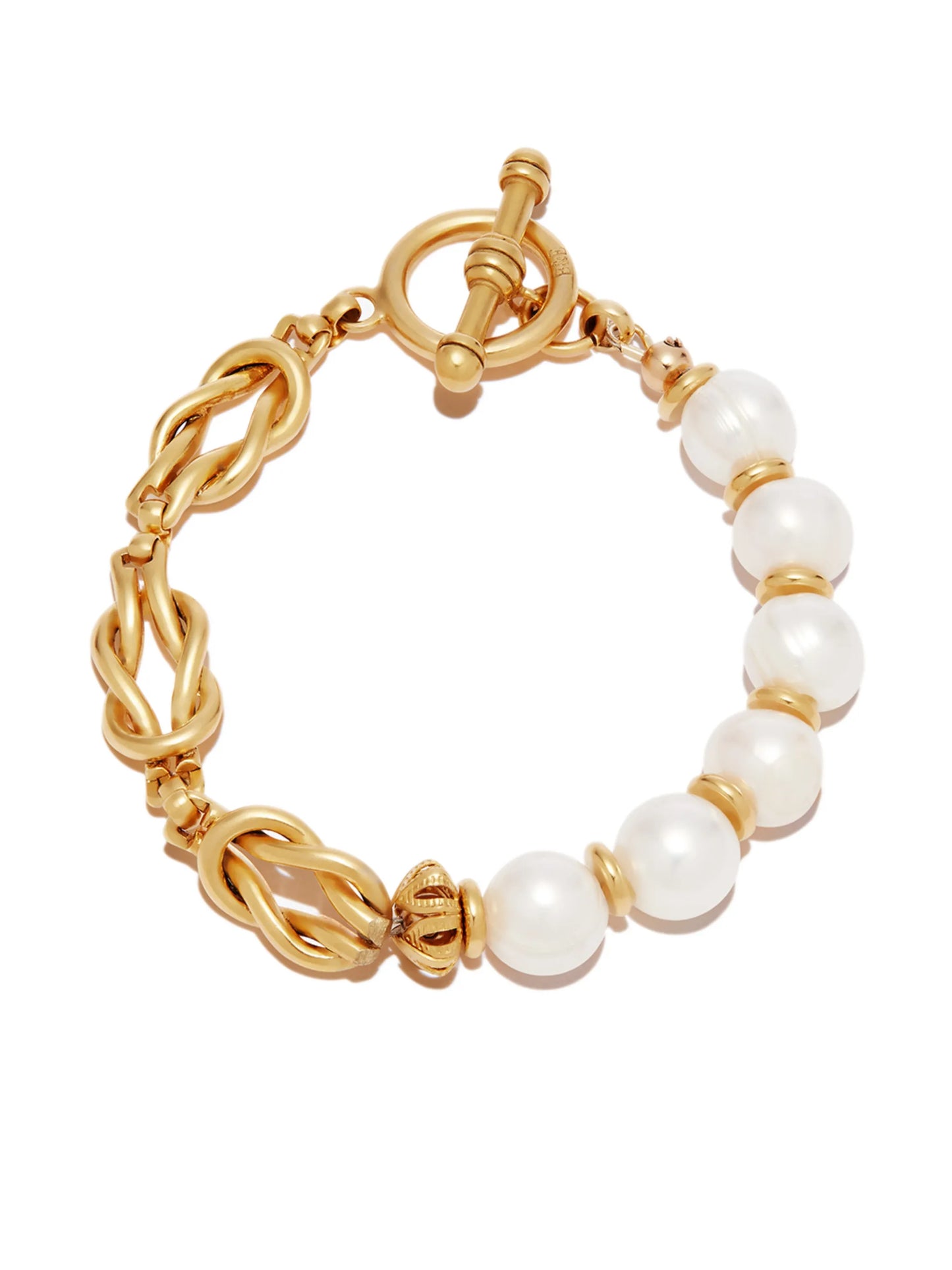 Spencer chain & pearl bracelet