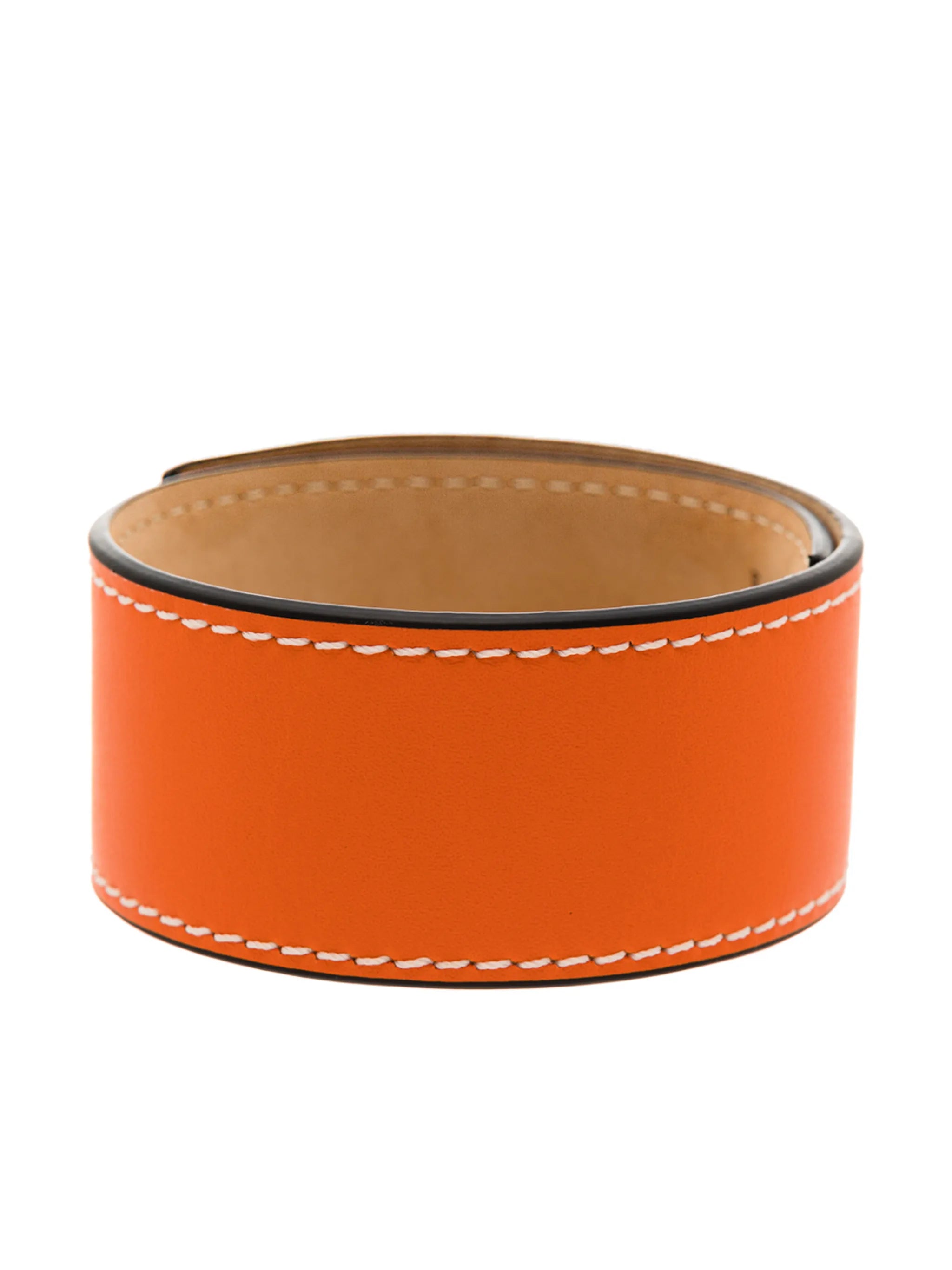 Anagram leather wrap bracelet