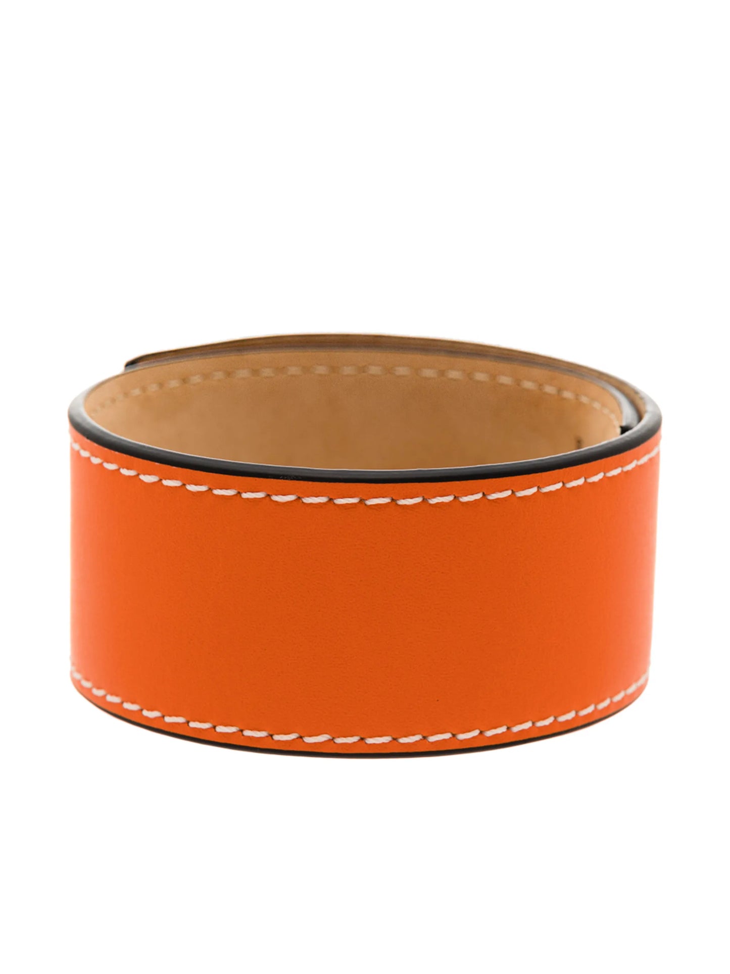Anagram leather wrap bracelet
