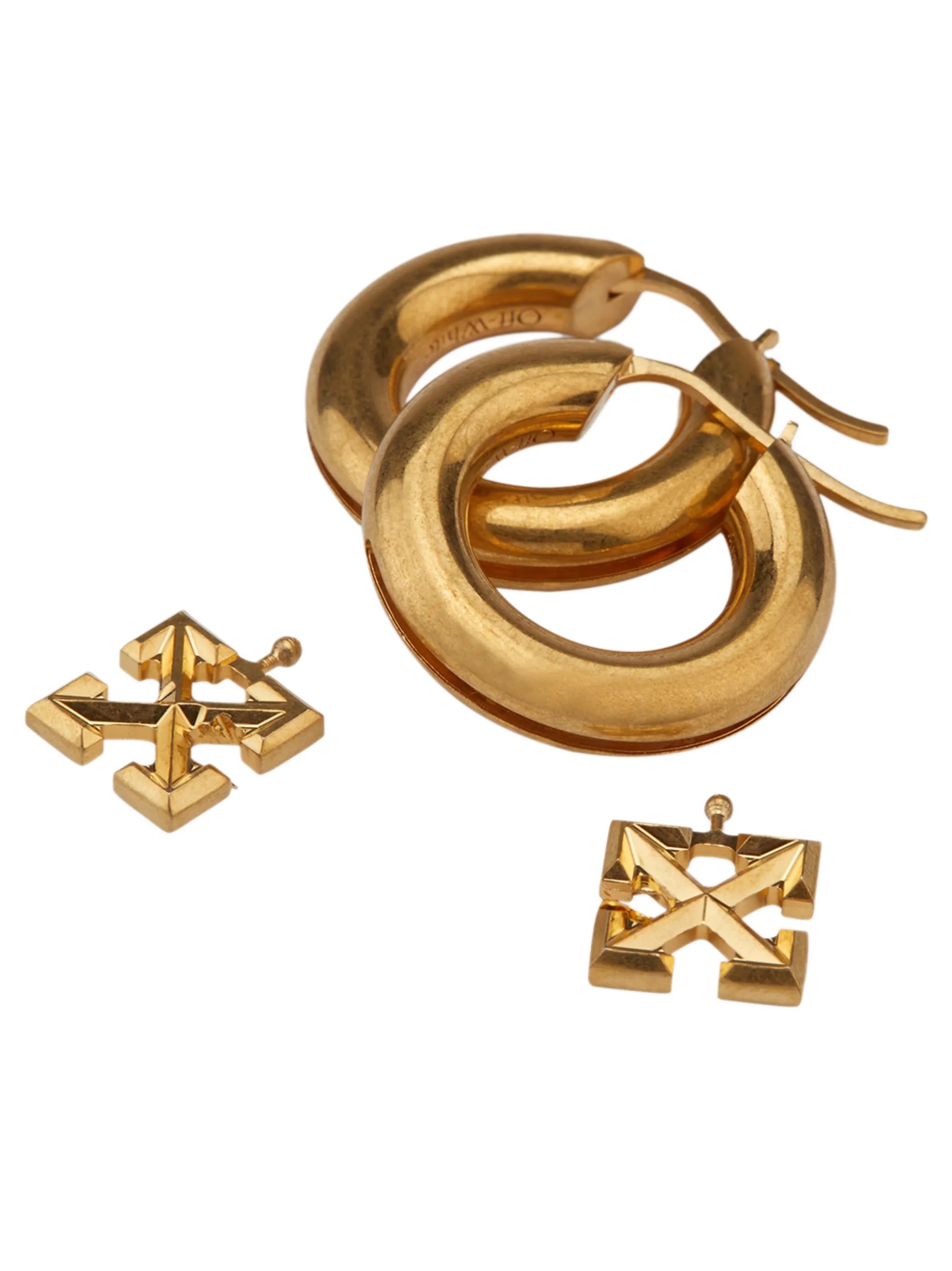 Arrow hoop earrings
