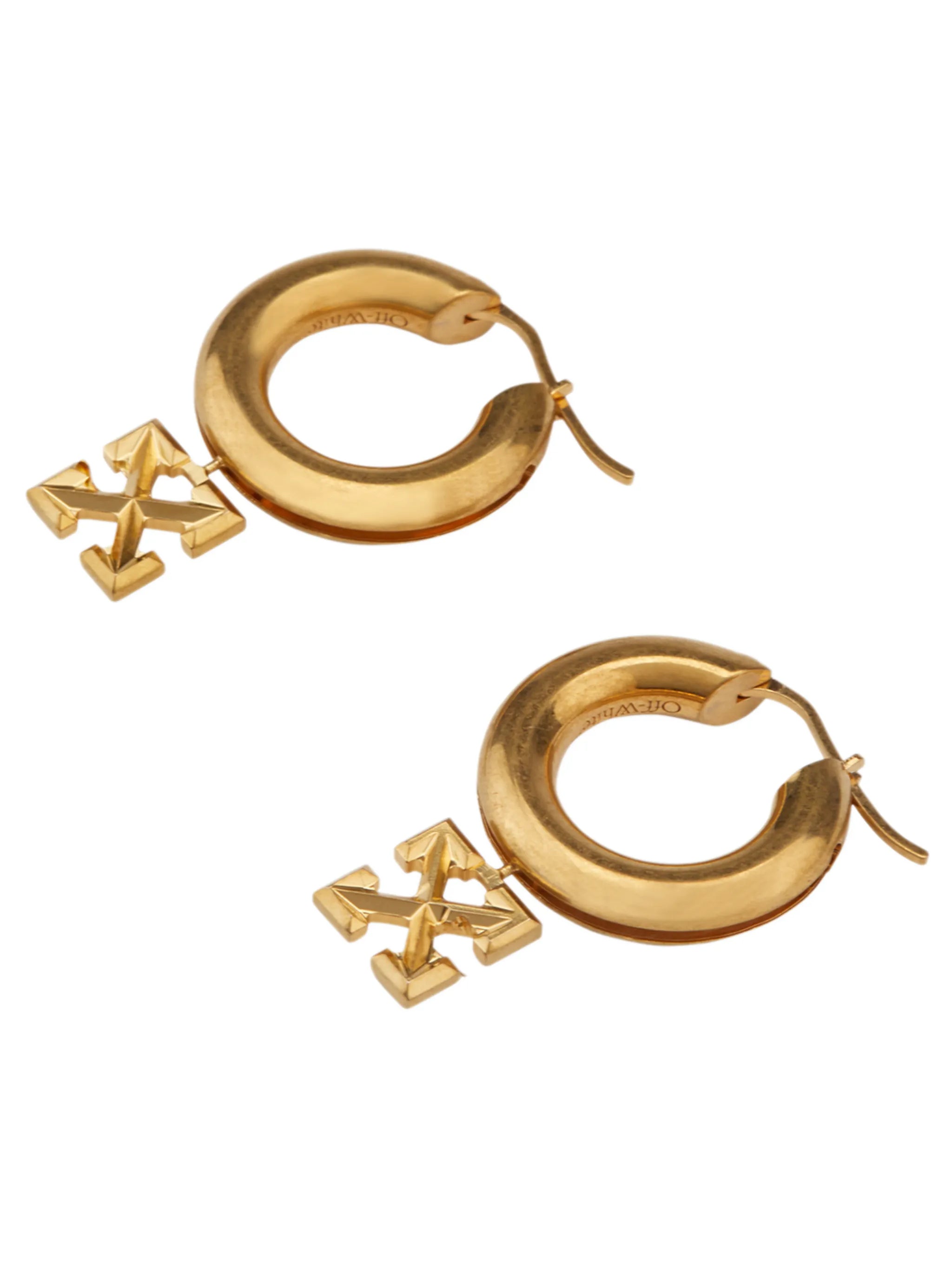 Arrow hoop earrings