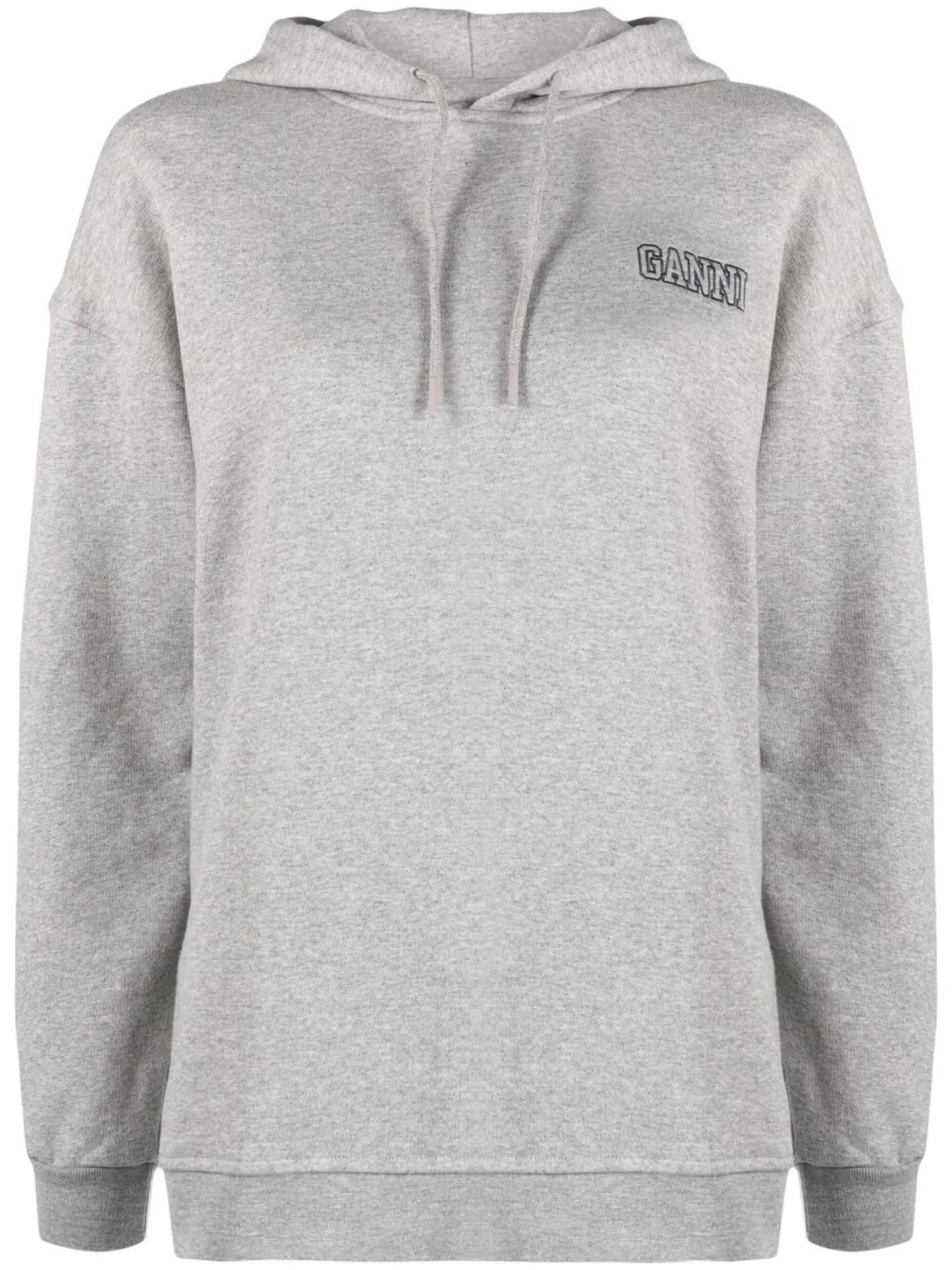 embroidered logo hoodie