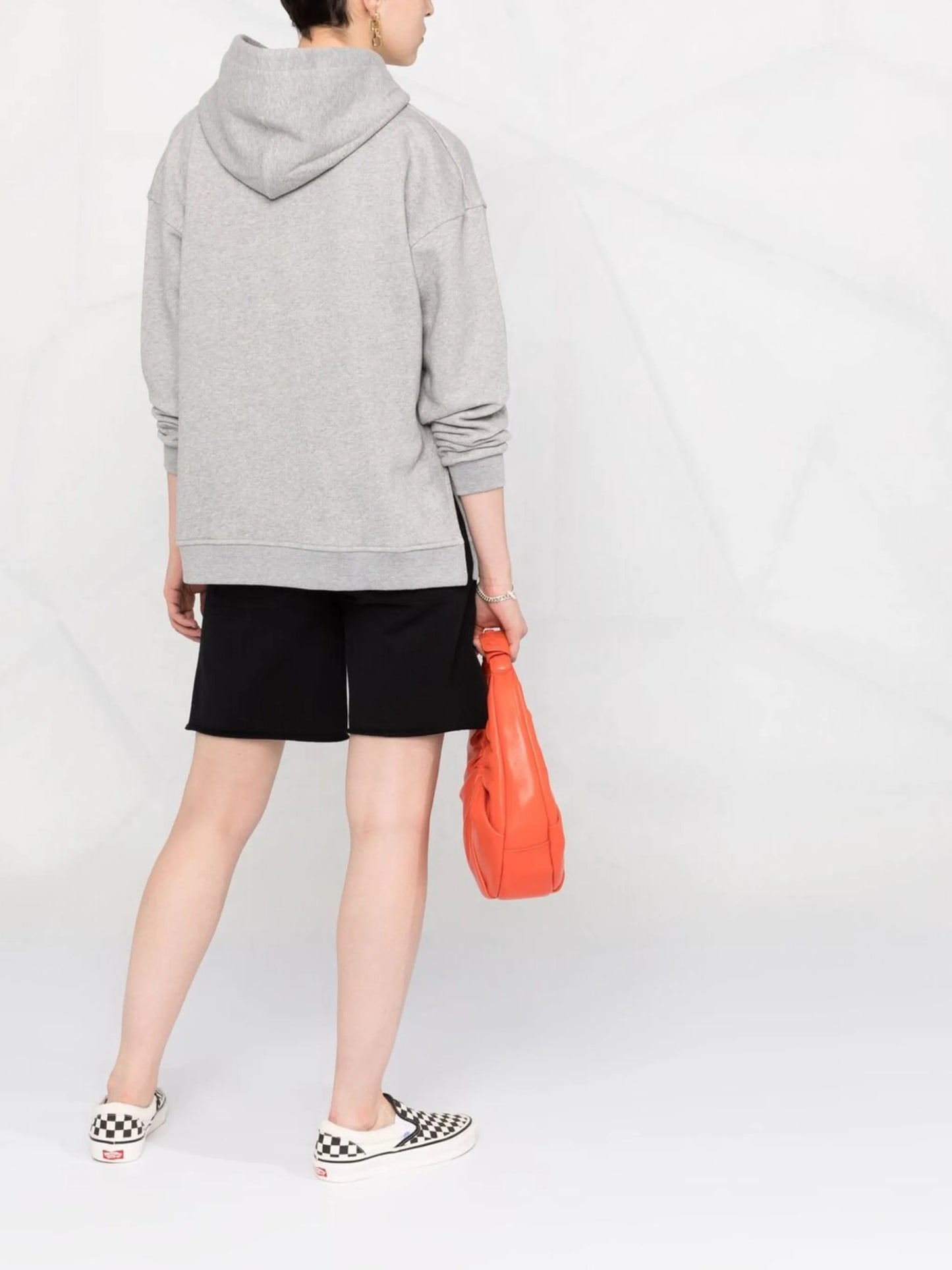 embroidered logo hoodie
