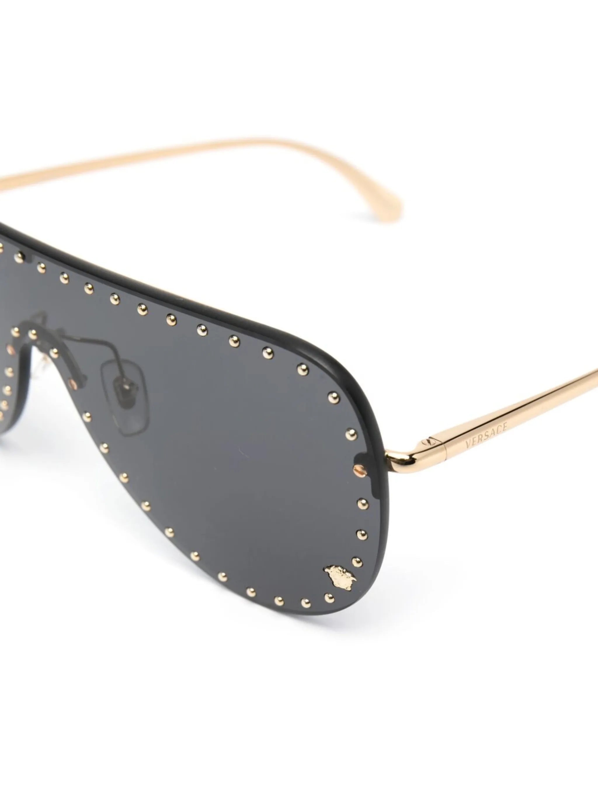 Medusa Head shield-frame sunglasses