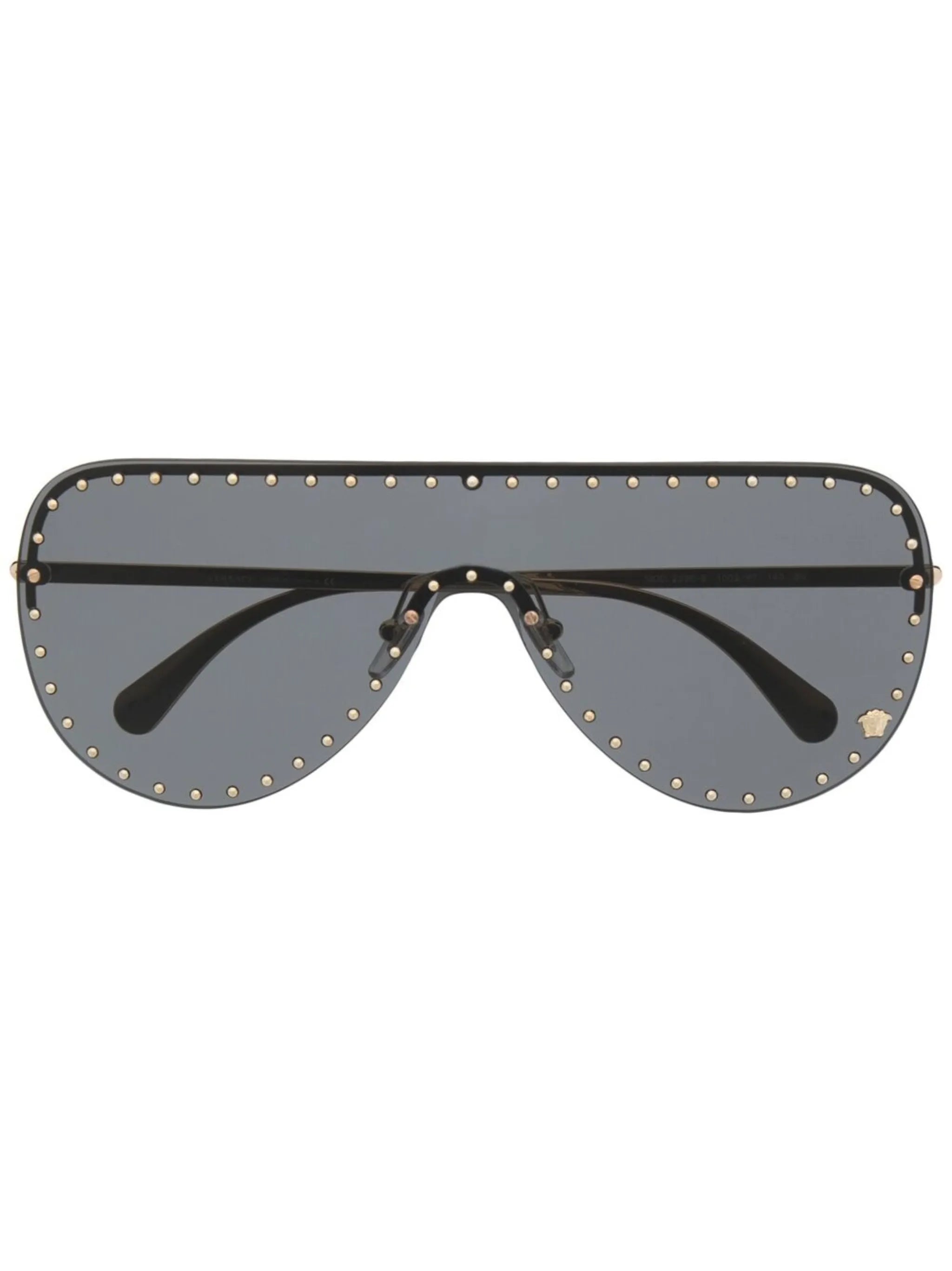 Medusa Head shield-frame sunglasses
