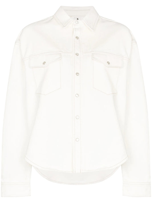 button-up denim jacket