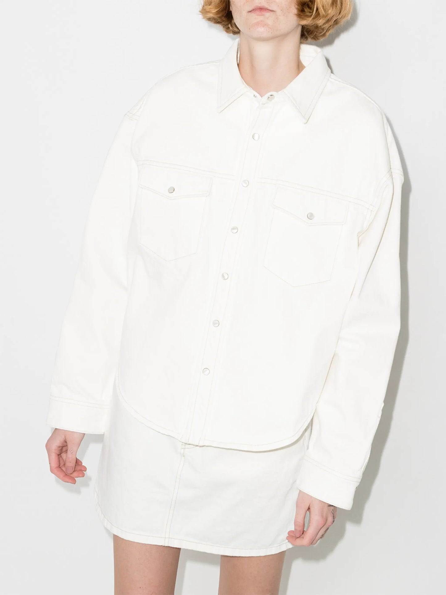 button-up denim jacket