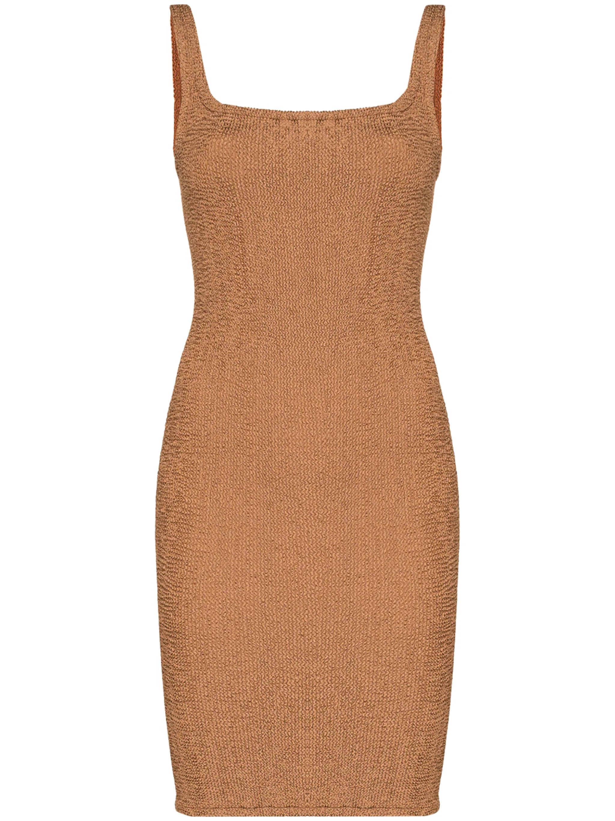 Tank square-neck mini dress