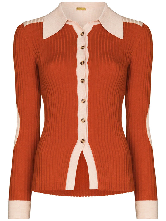 Seth contrast-trim cardigan