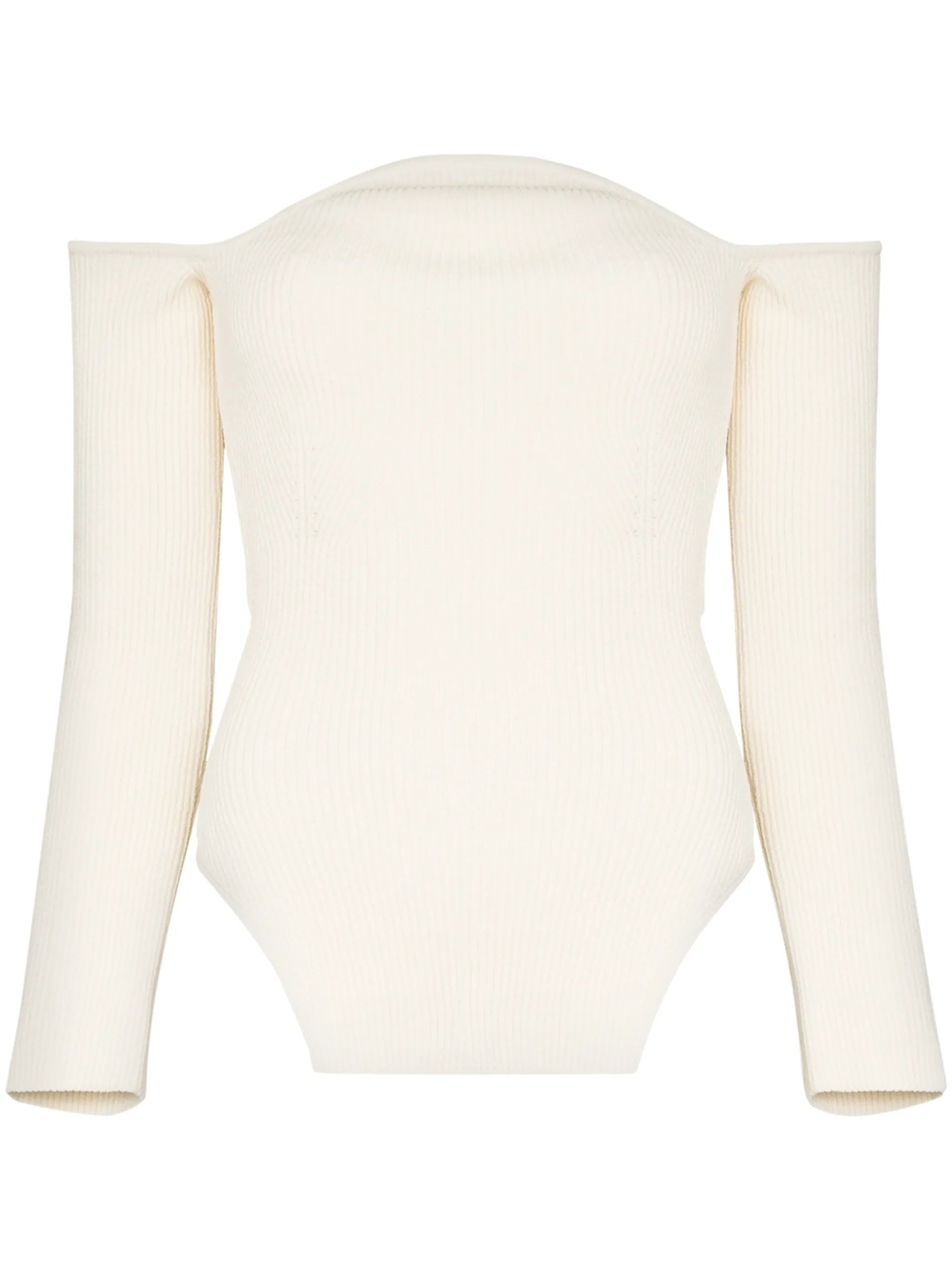 Maria off-shoulder ribbed top