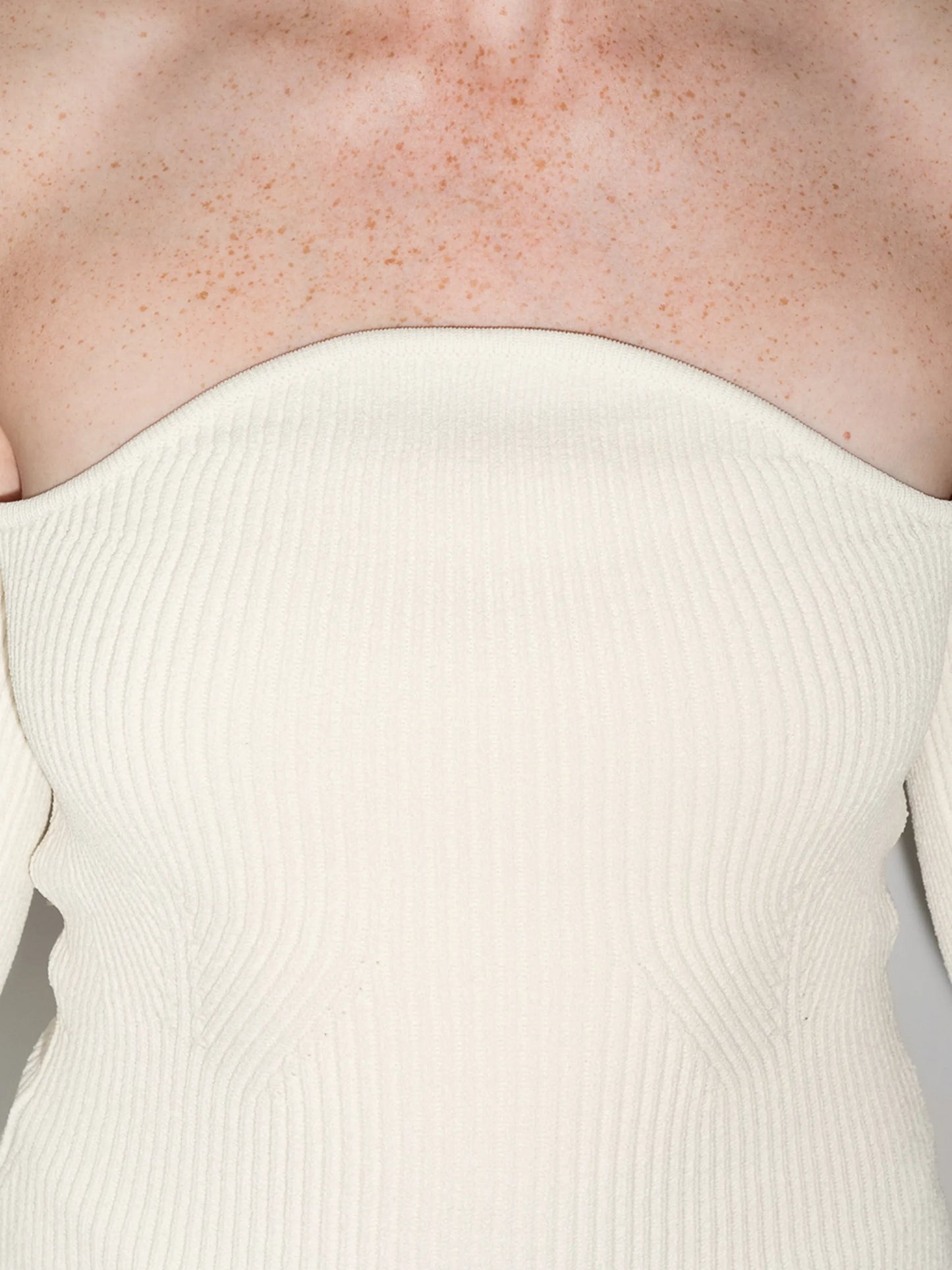 Maria off-shoulder ribbed top