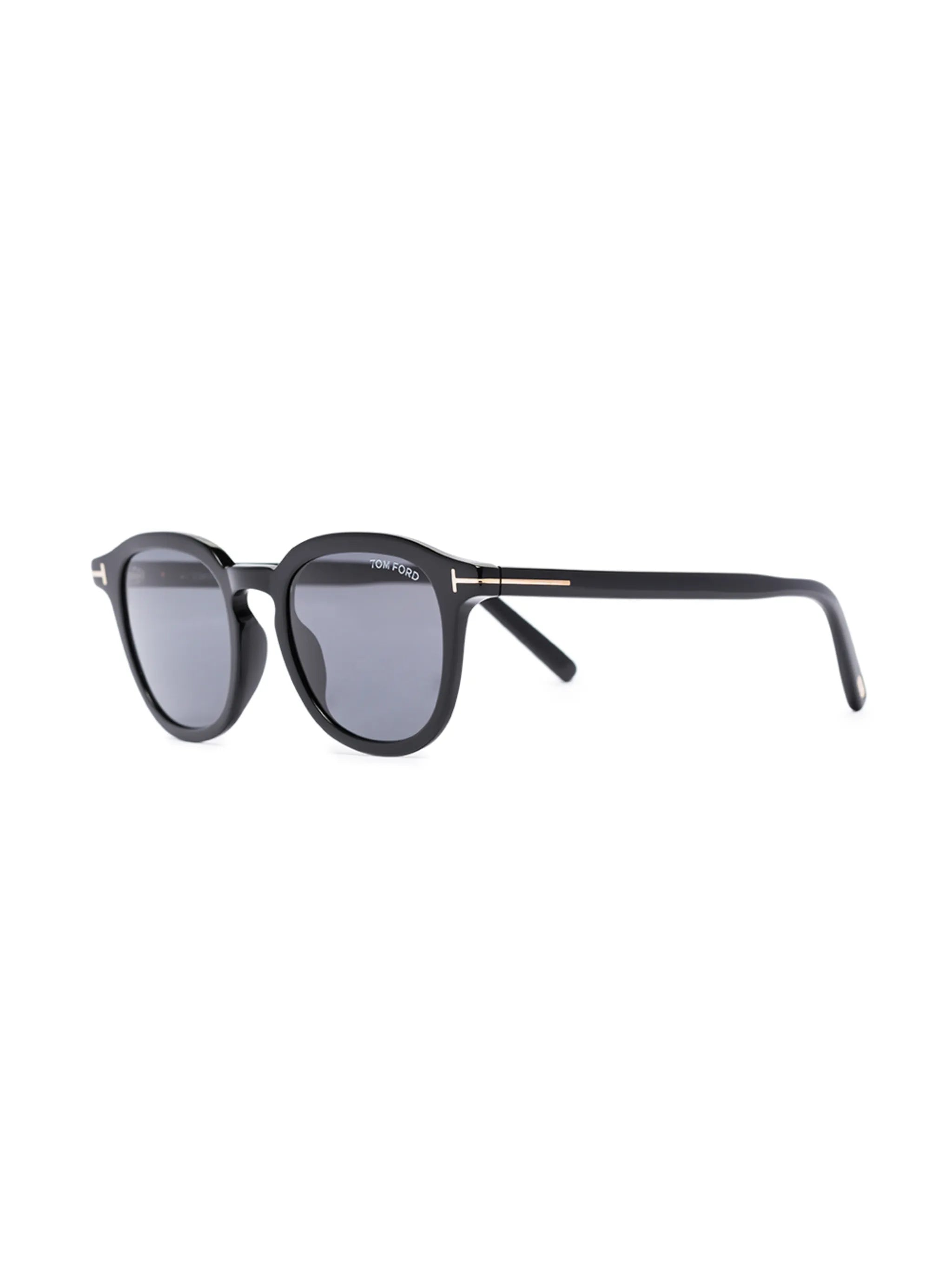 tinted pilot-frame sunglasses