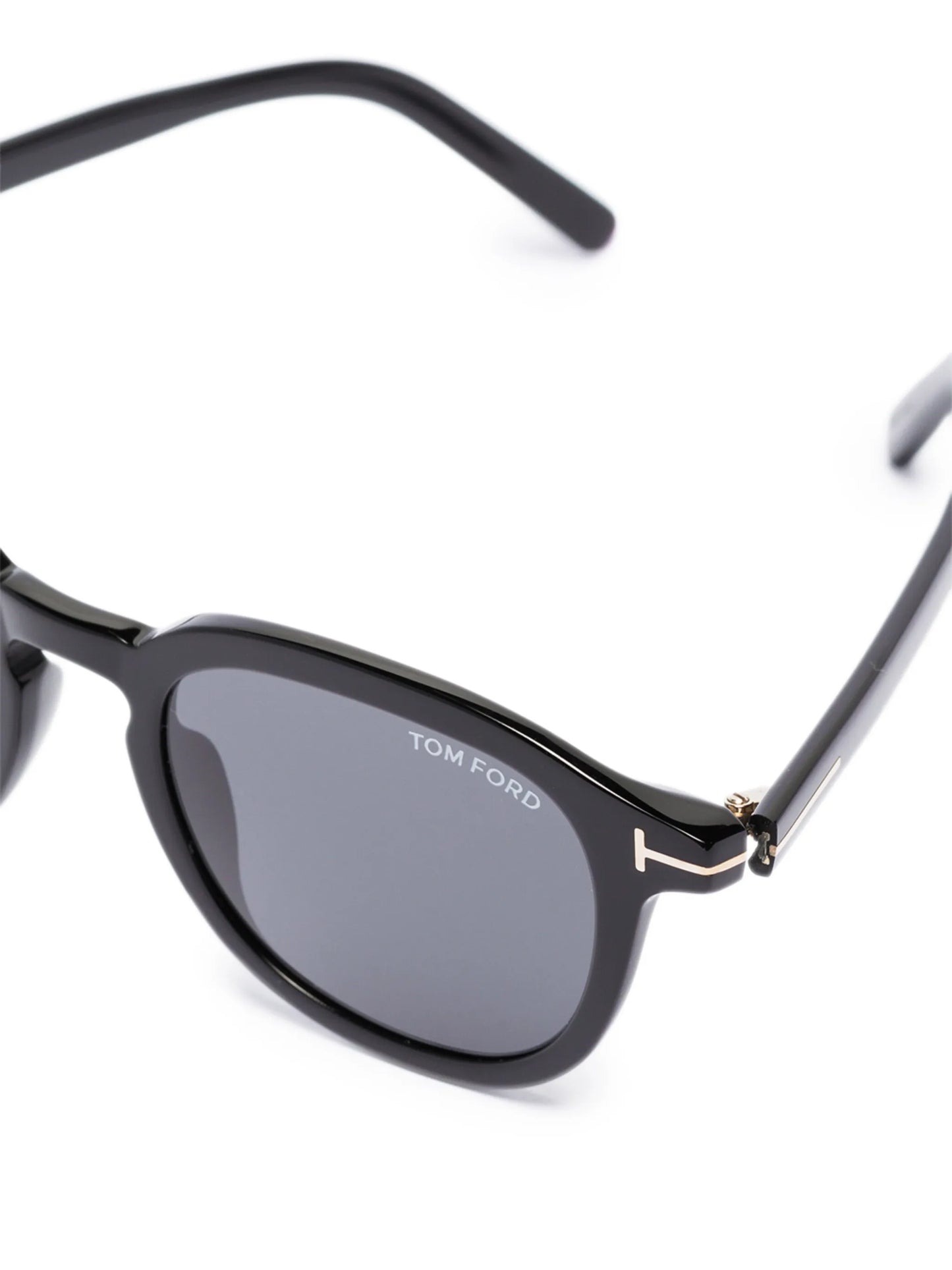 tinted pilot-frame sunglasses