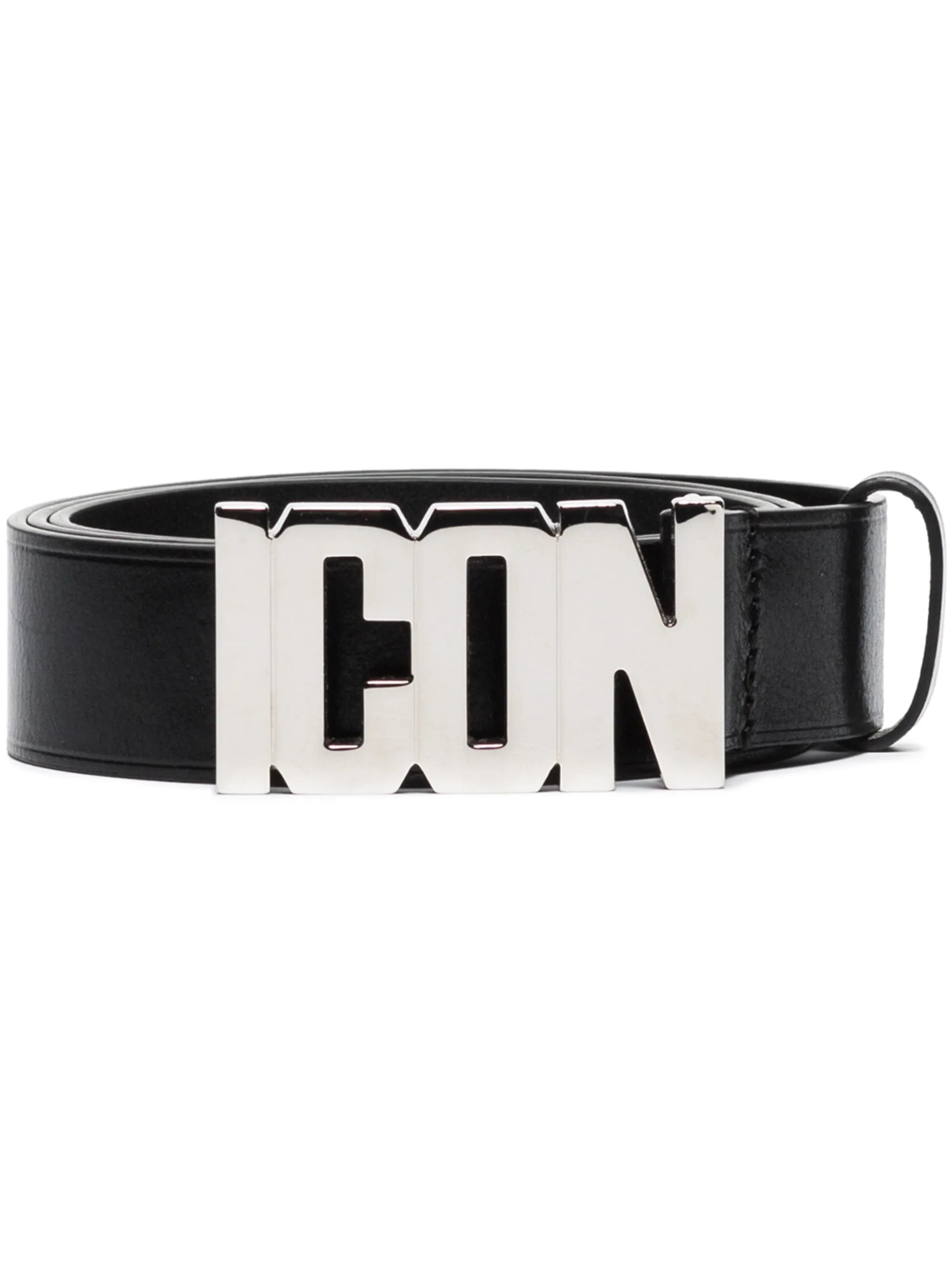 Icon plaque buckle belt