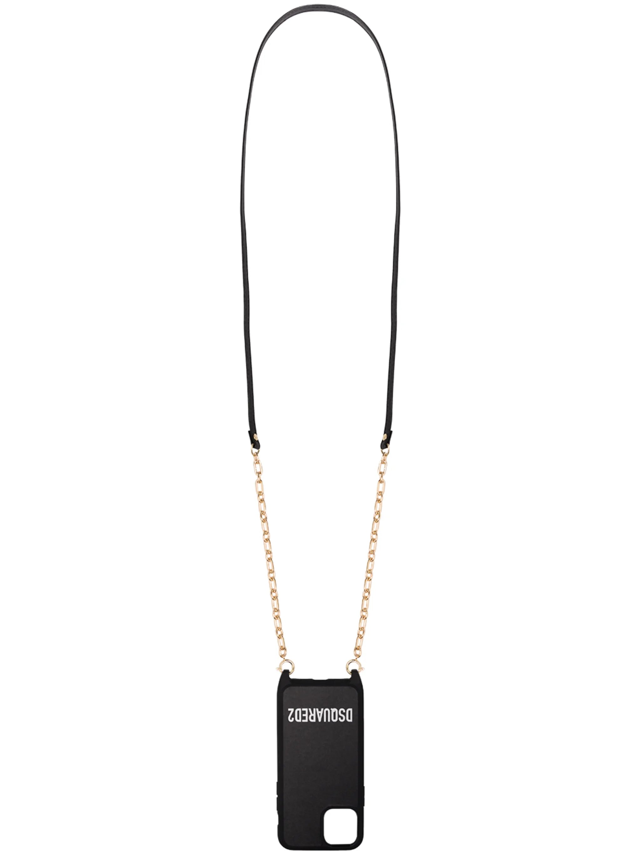 iPhone 11 logo print chain cover
