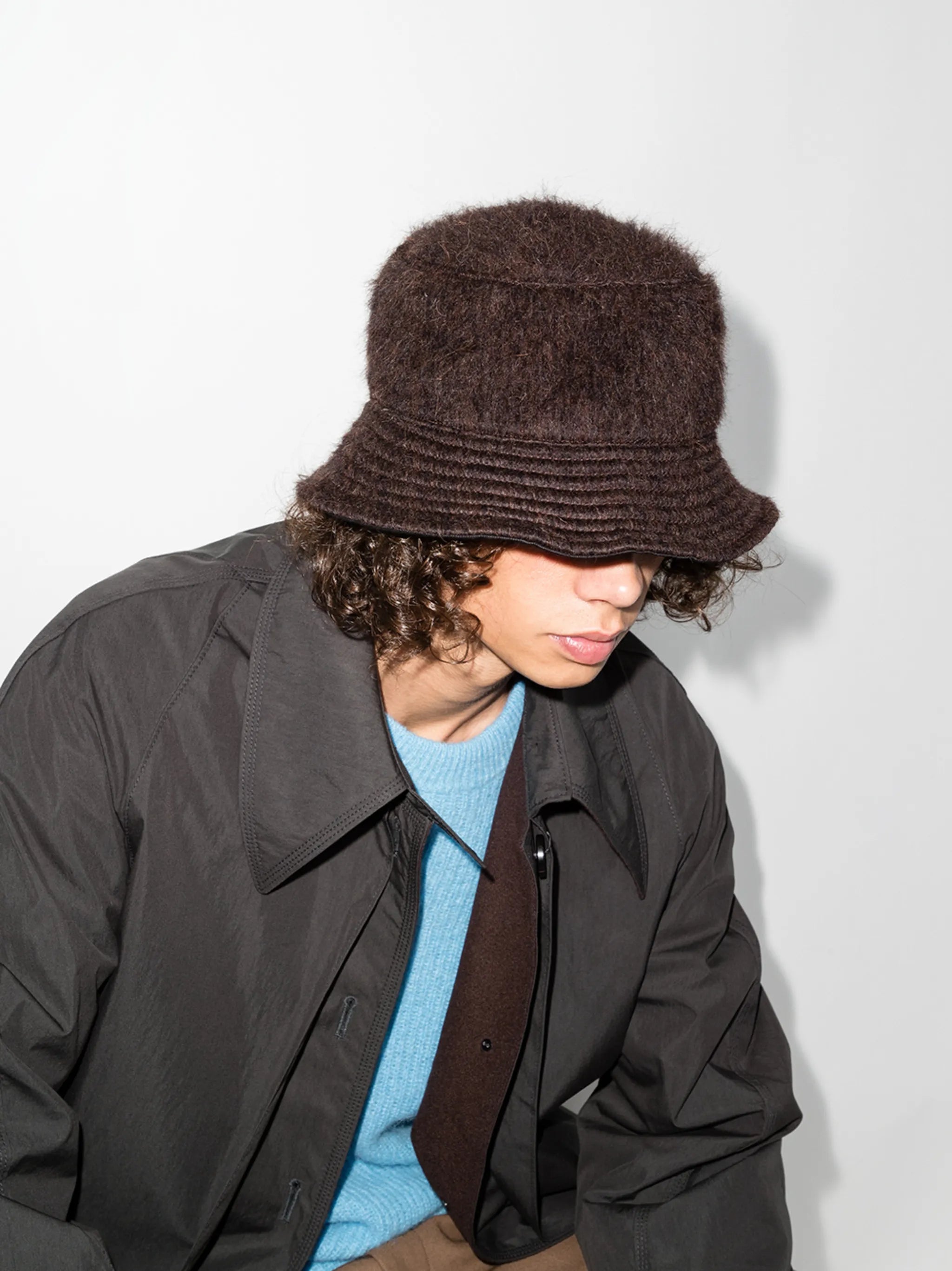 textured-finish bucket hat