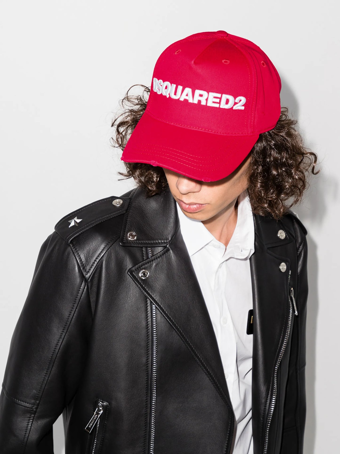 embroidered-logo baseball cap