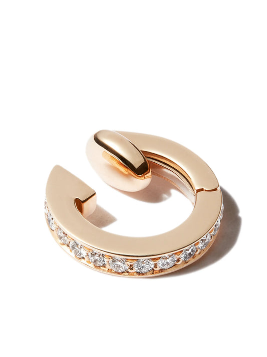 18kt yellow gold Berbere diamond ear cuff