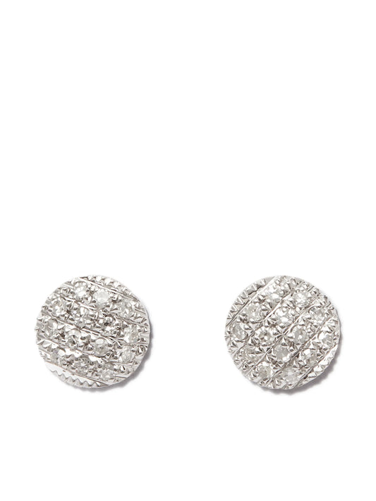 14kt white gold Lauren Joy diamond stud earrings