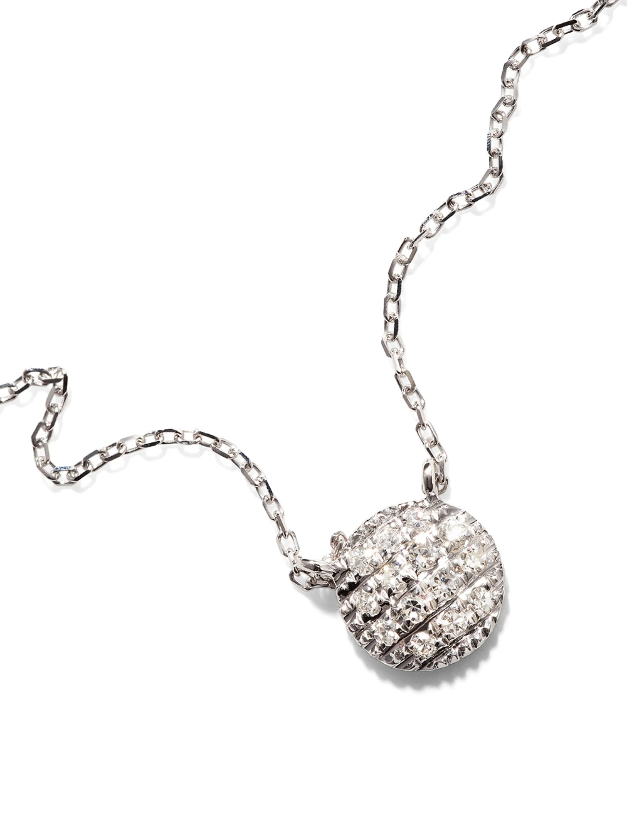 14kt white gold Lauren Joy diamond necklace