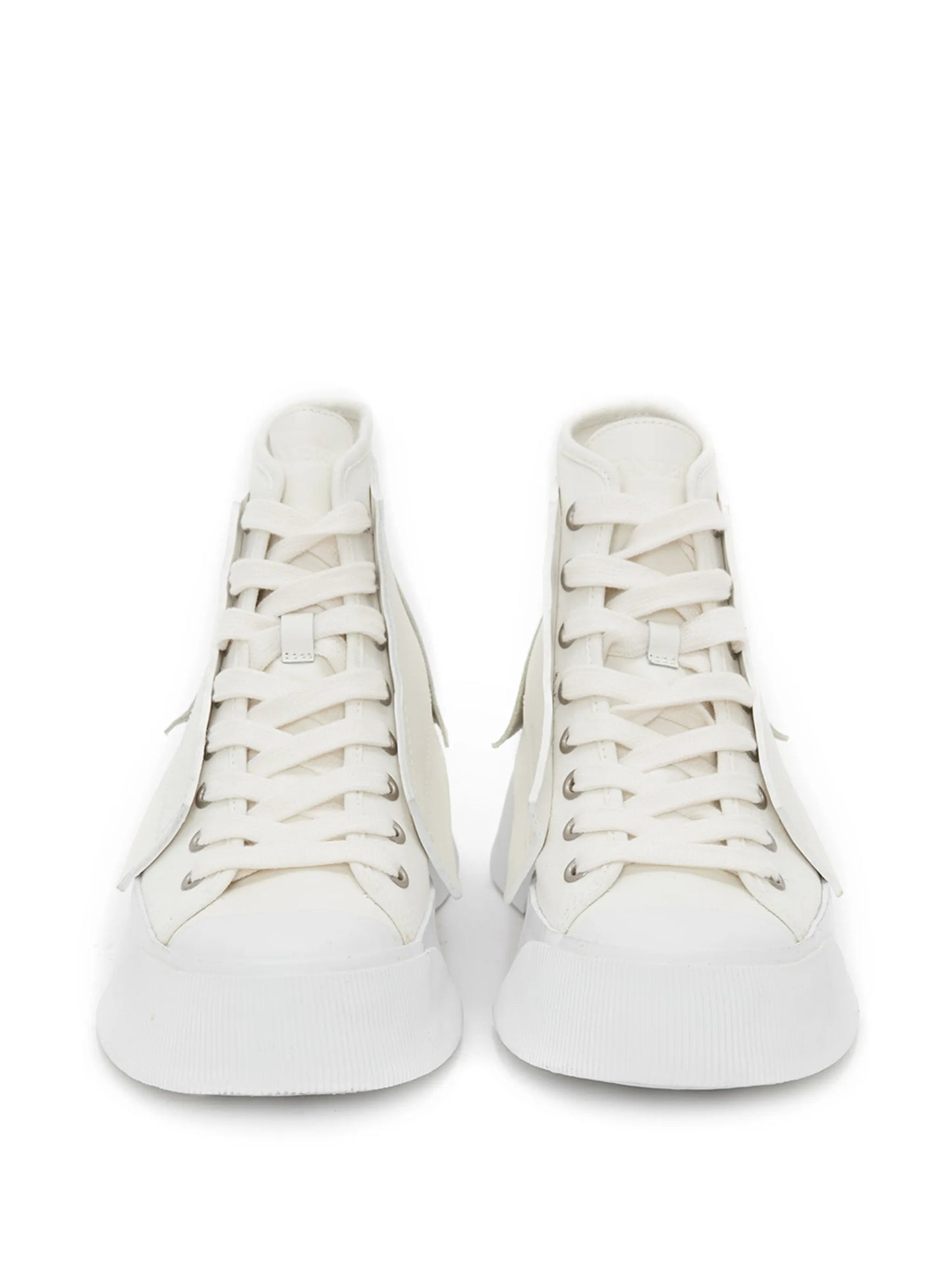 panelled high-top sneakers