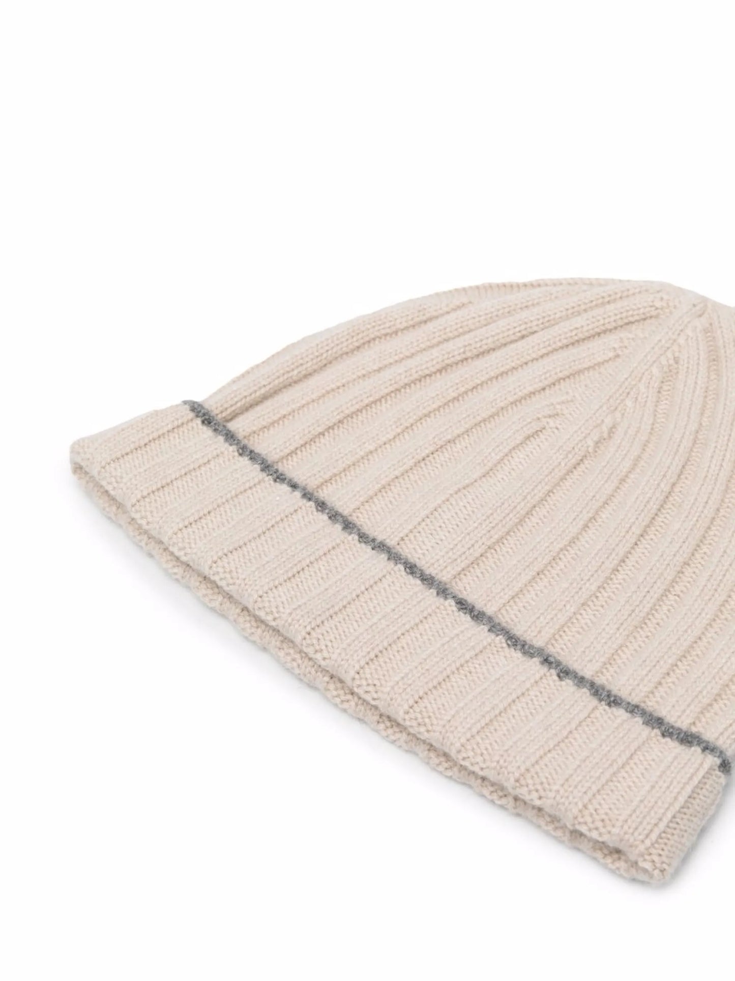ribbed cashmere beanie