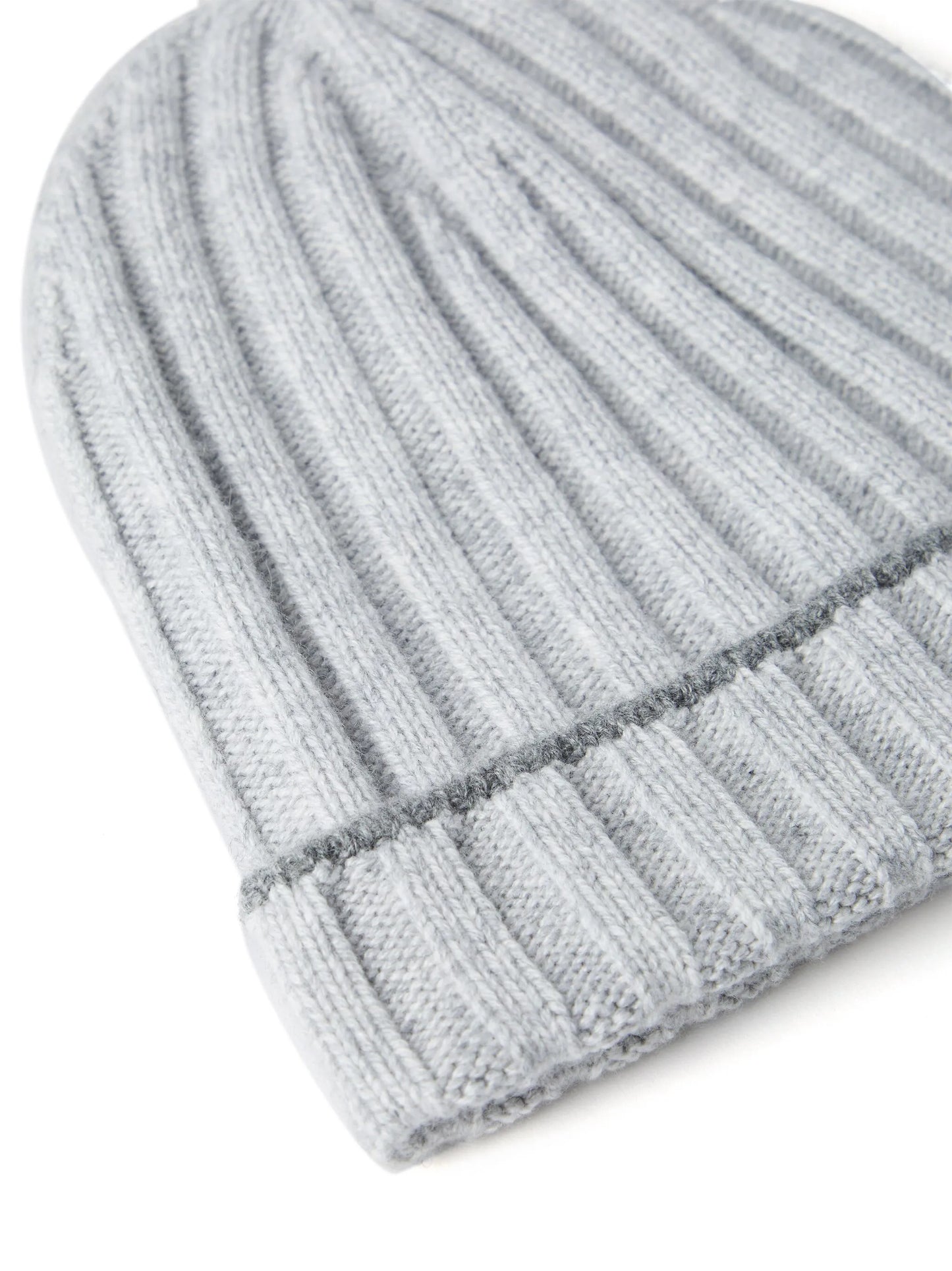 ribbed cashmere beanie