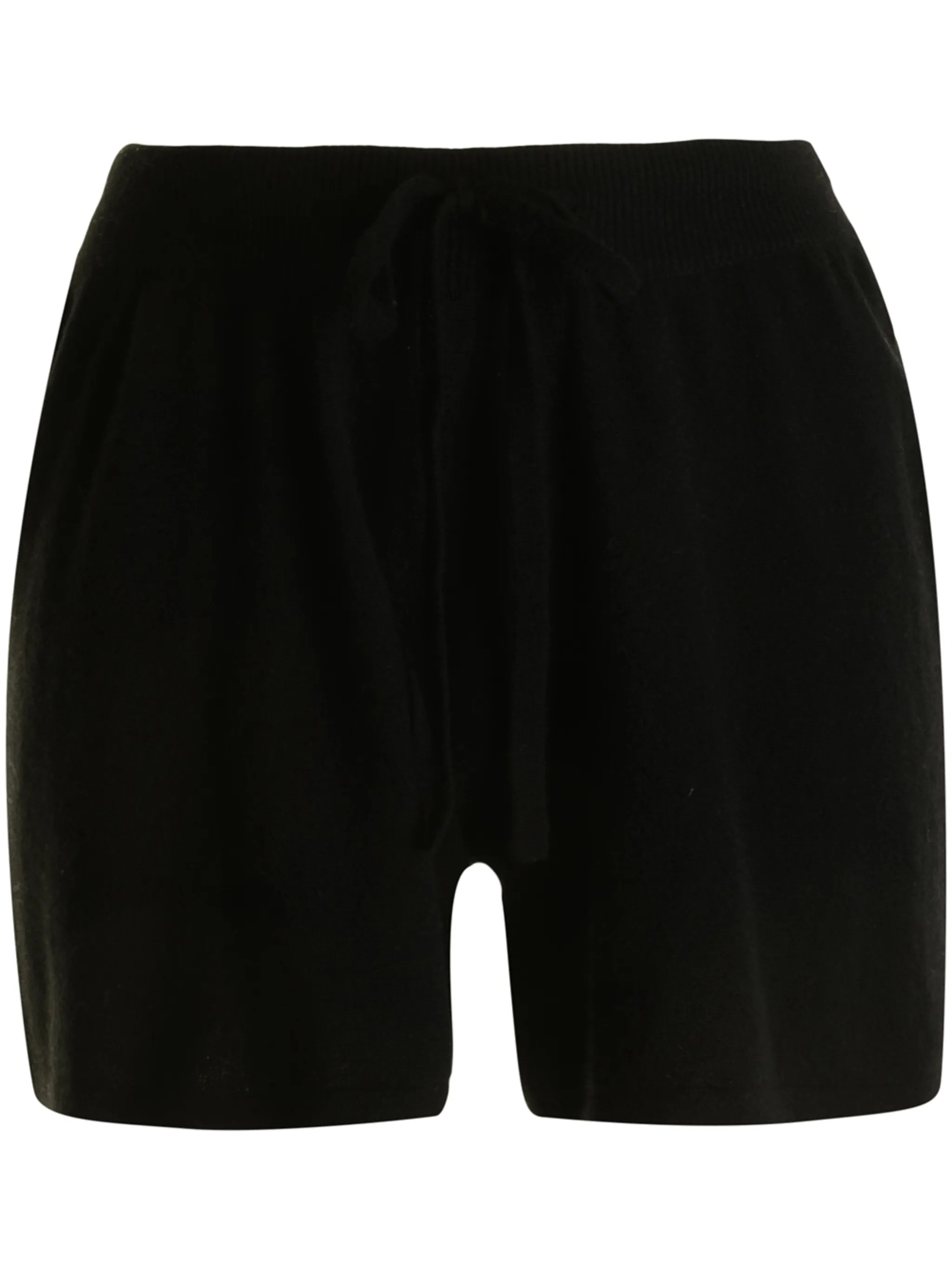 knitted drawstring shorts