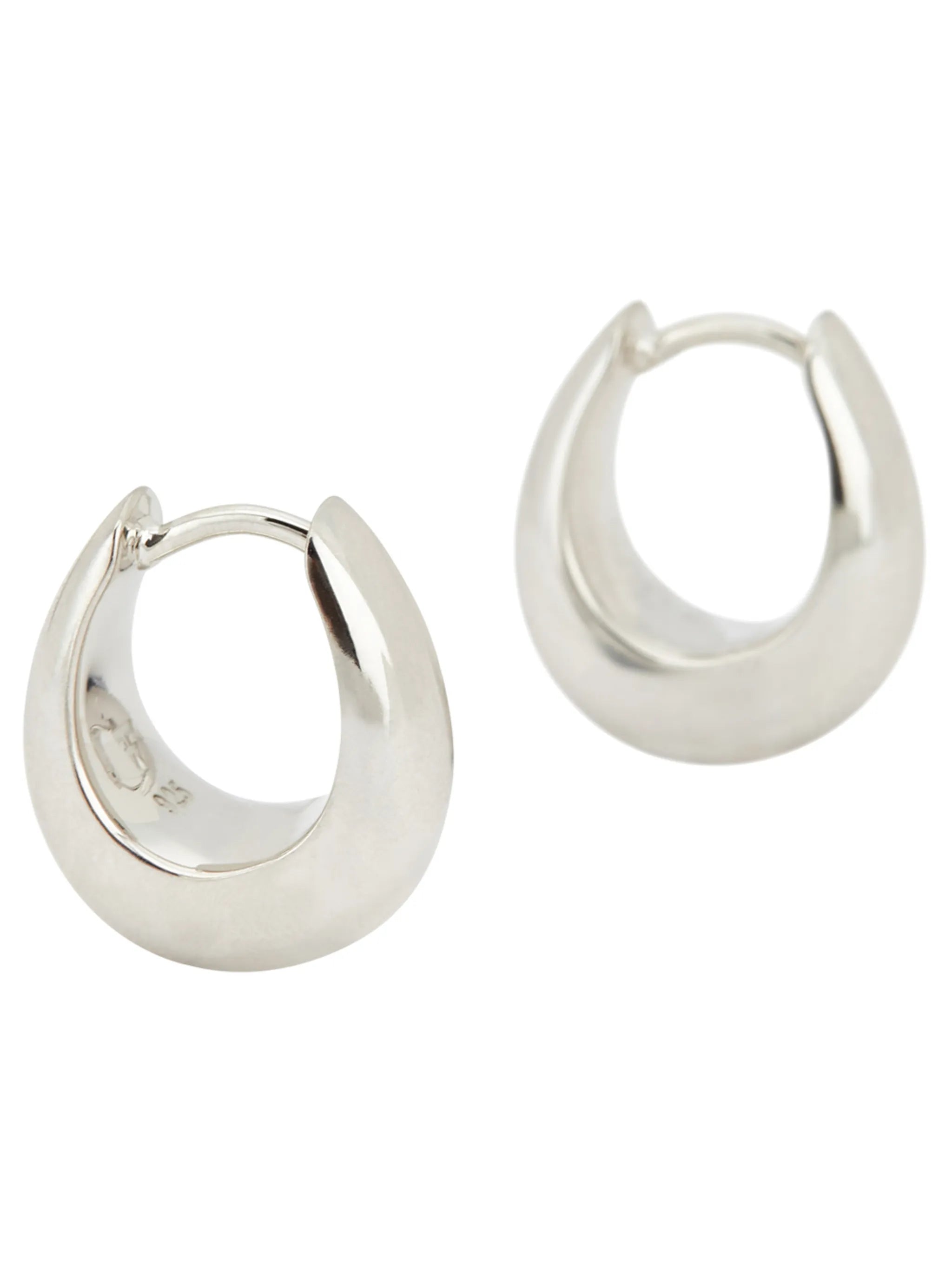 Ice hoop earrings