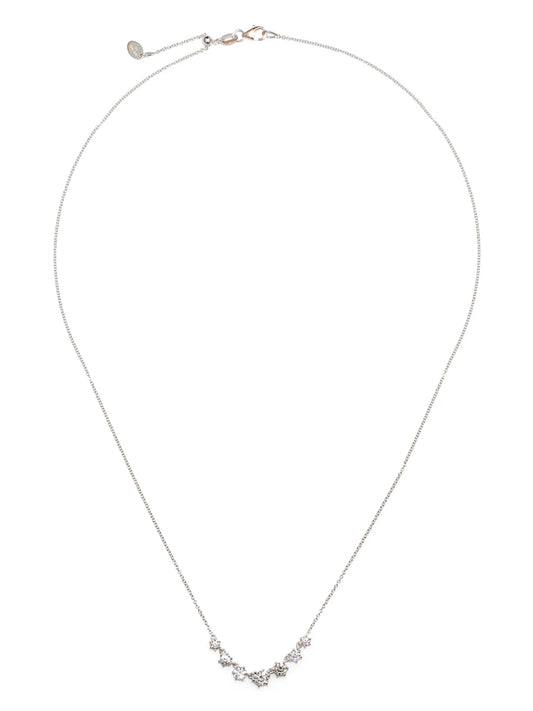 18kt white gold Penelope diamond necklace