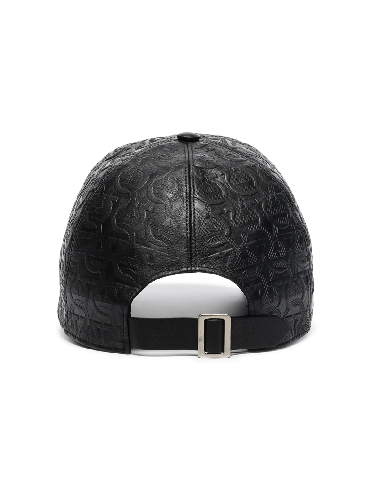 Gancini leather cap