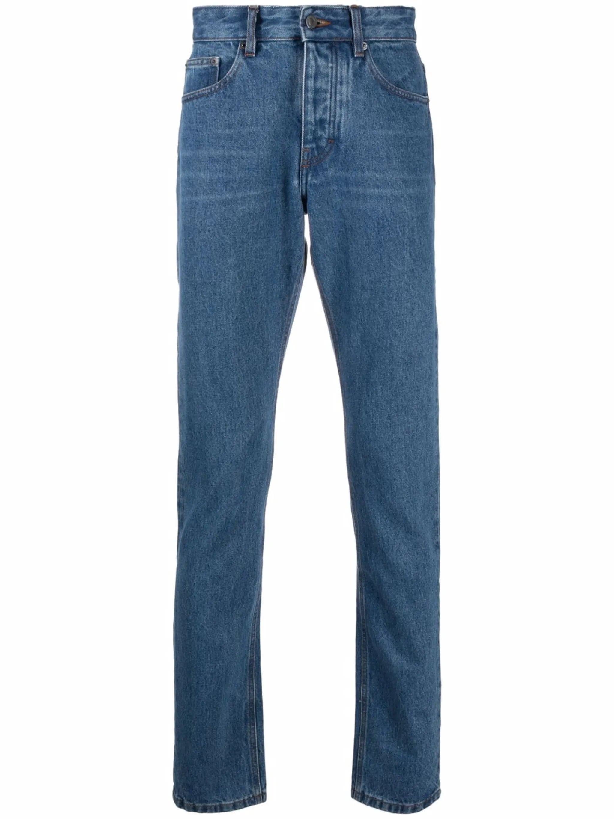slim-fit five pocket jeans