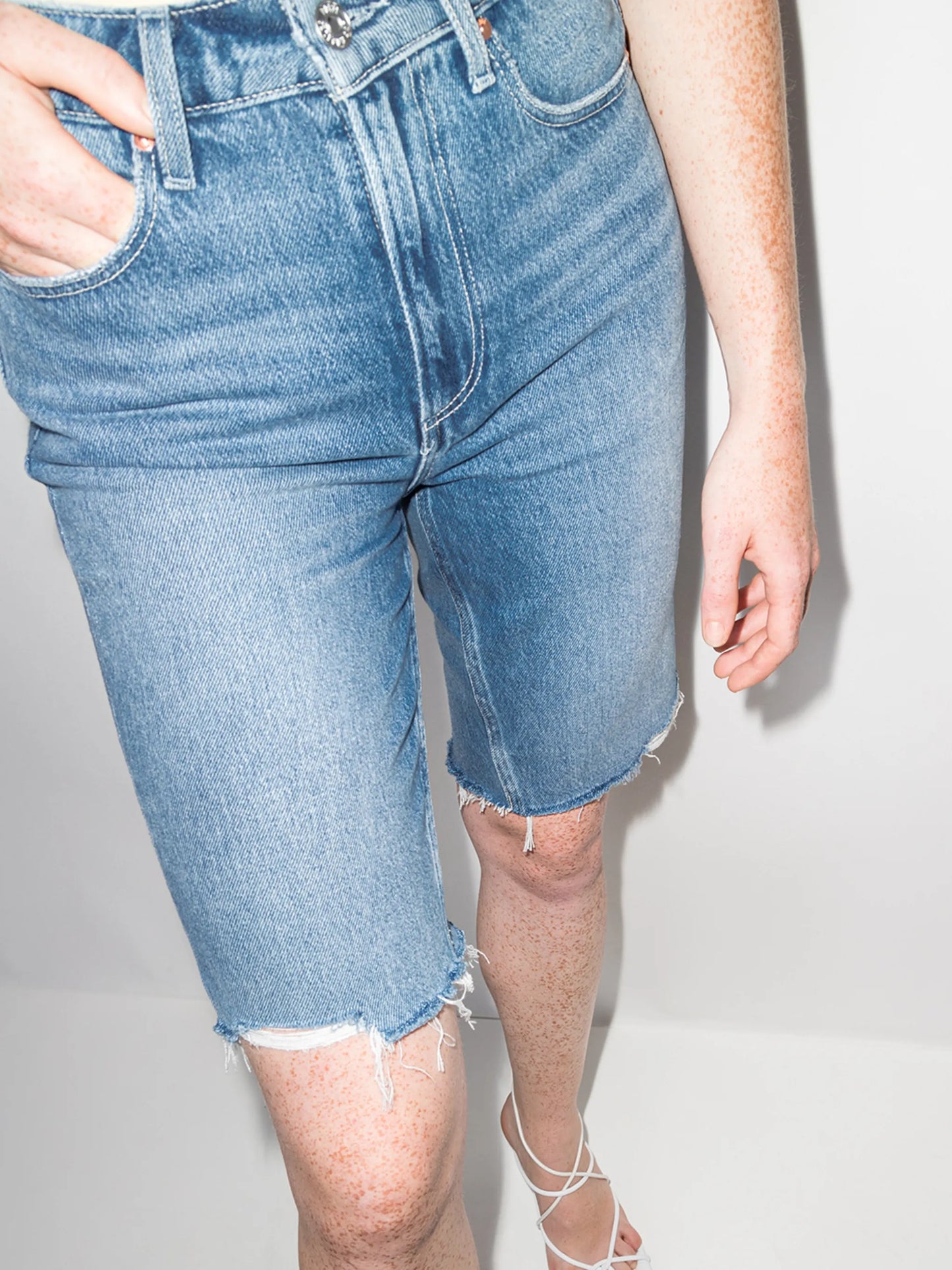 Robbie denim bermuda shorts