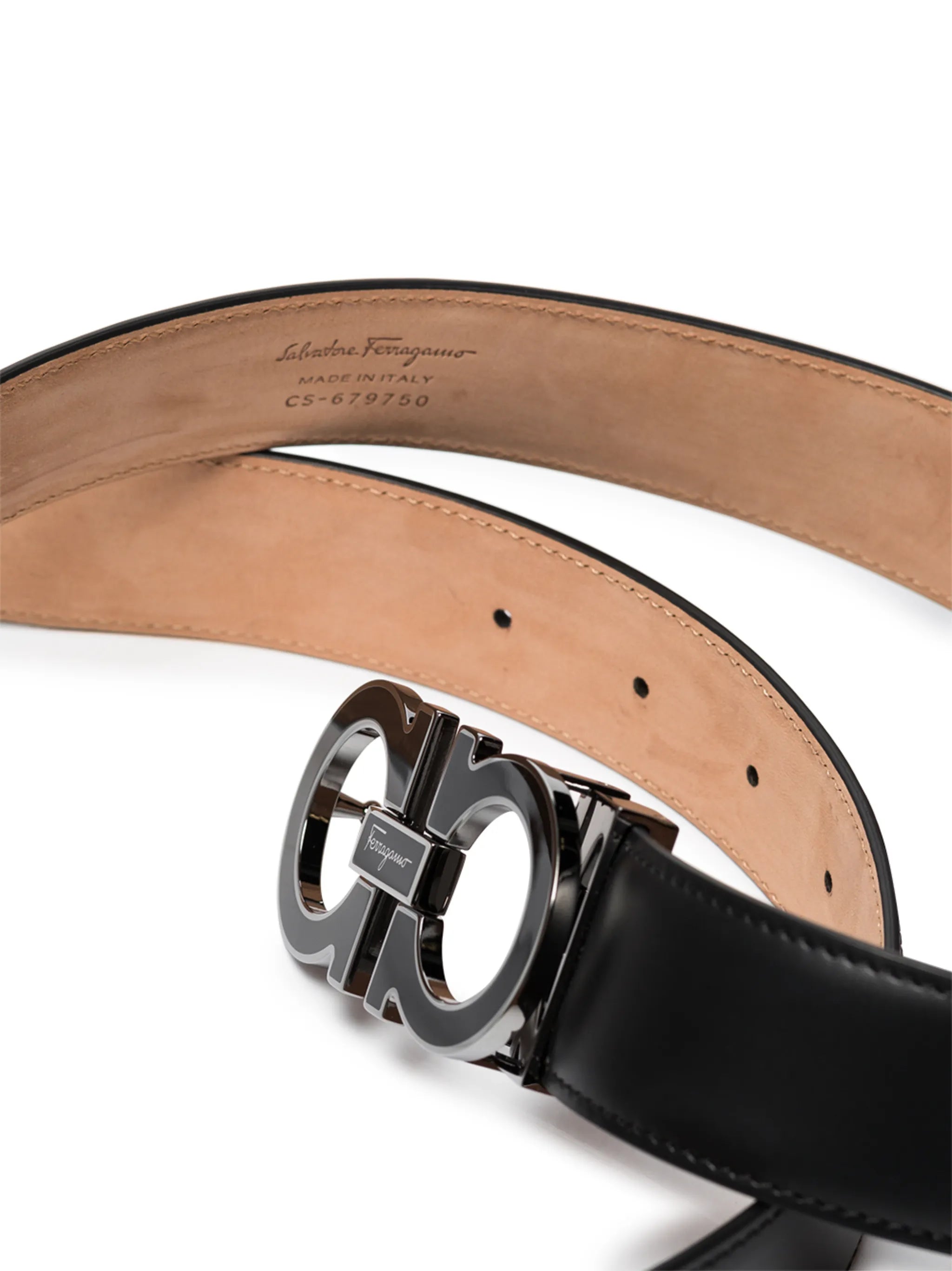 tonal Gancini buckle belt