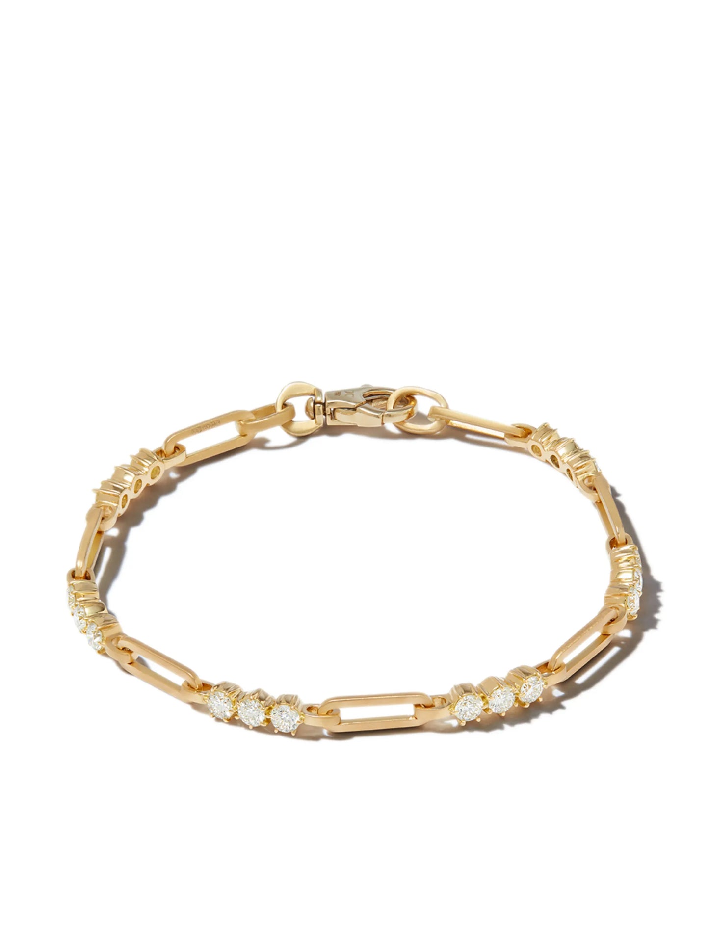 18kt yellow gold Pia chain diamond bracelet