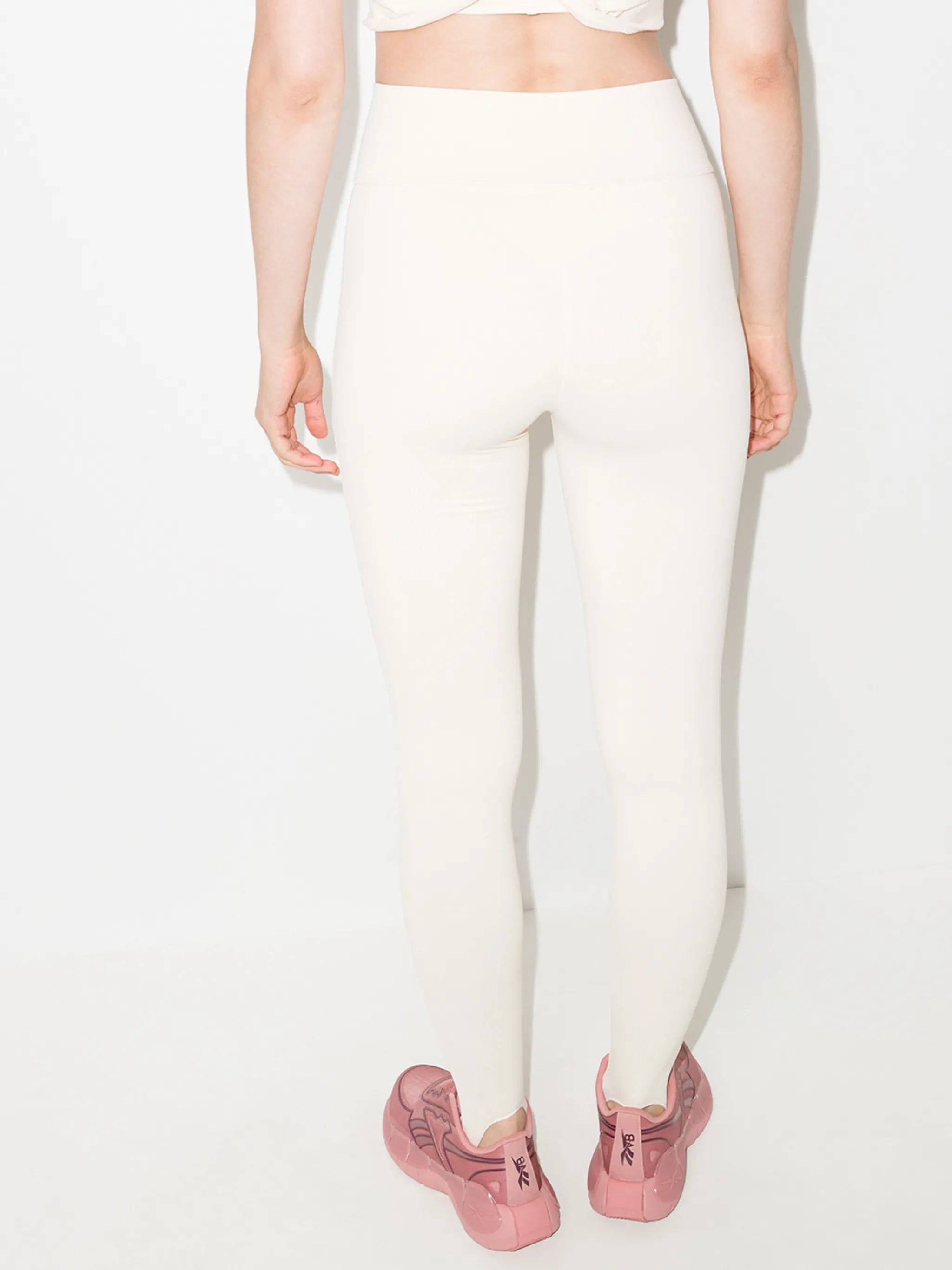 Tuxedo high-waist performance leggings